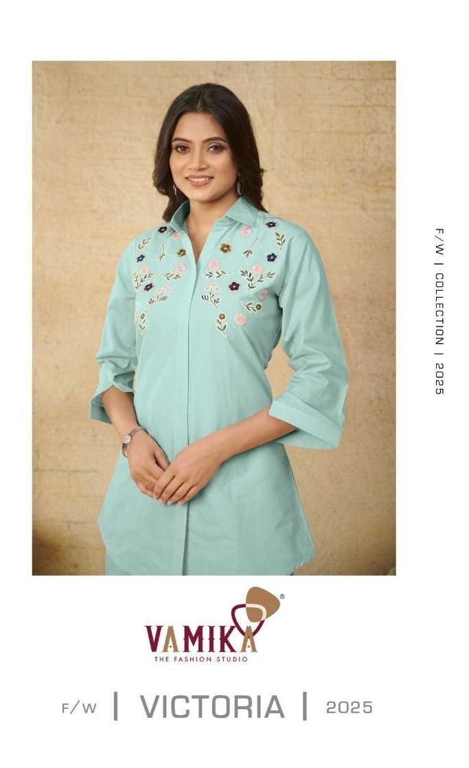 VAMIKA VICTORIA COTTON PREETY LOOKS SUMMER WEAR LADIES CO-ORD SET