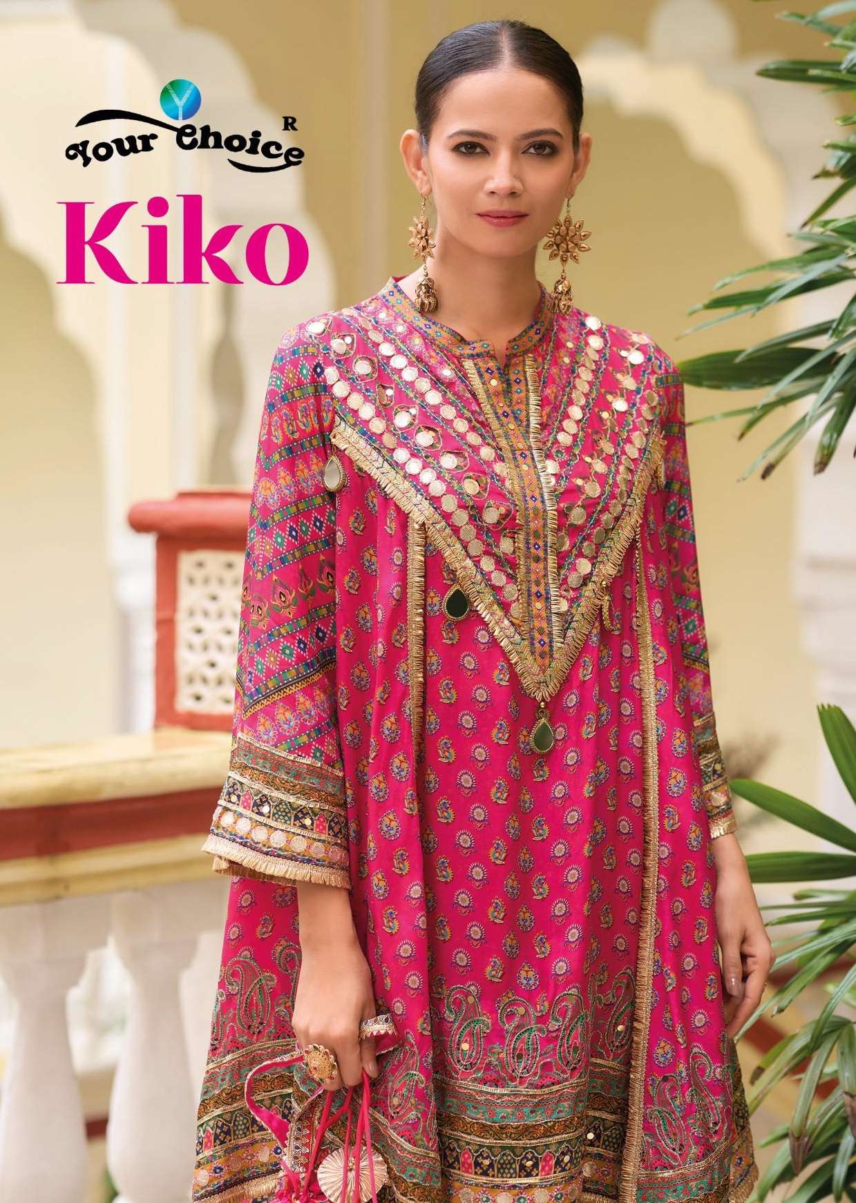 YOUR CHOICE KIKO HEAVY EMBROIDERY DESIGNER PARTY WEAR LADIES SUIT