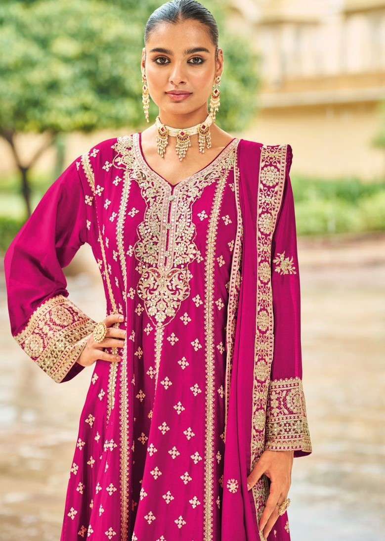 YOUR CHOICE KRONIS HEAVY EMBROIDERY DESIGNER WEDDING WEAR LADIES SUITS 