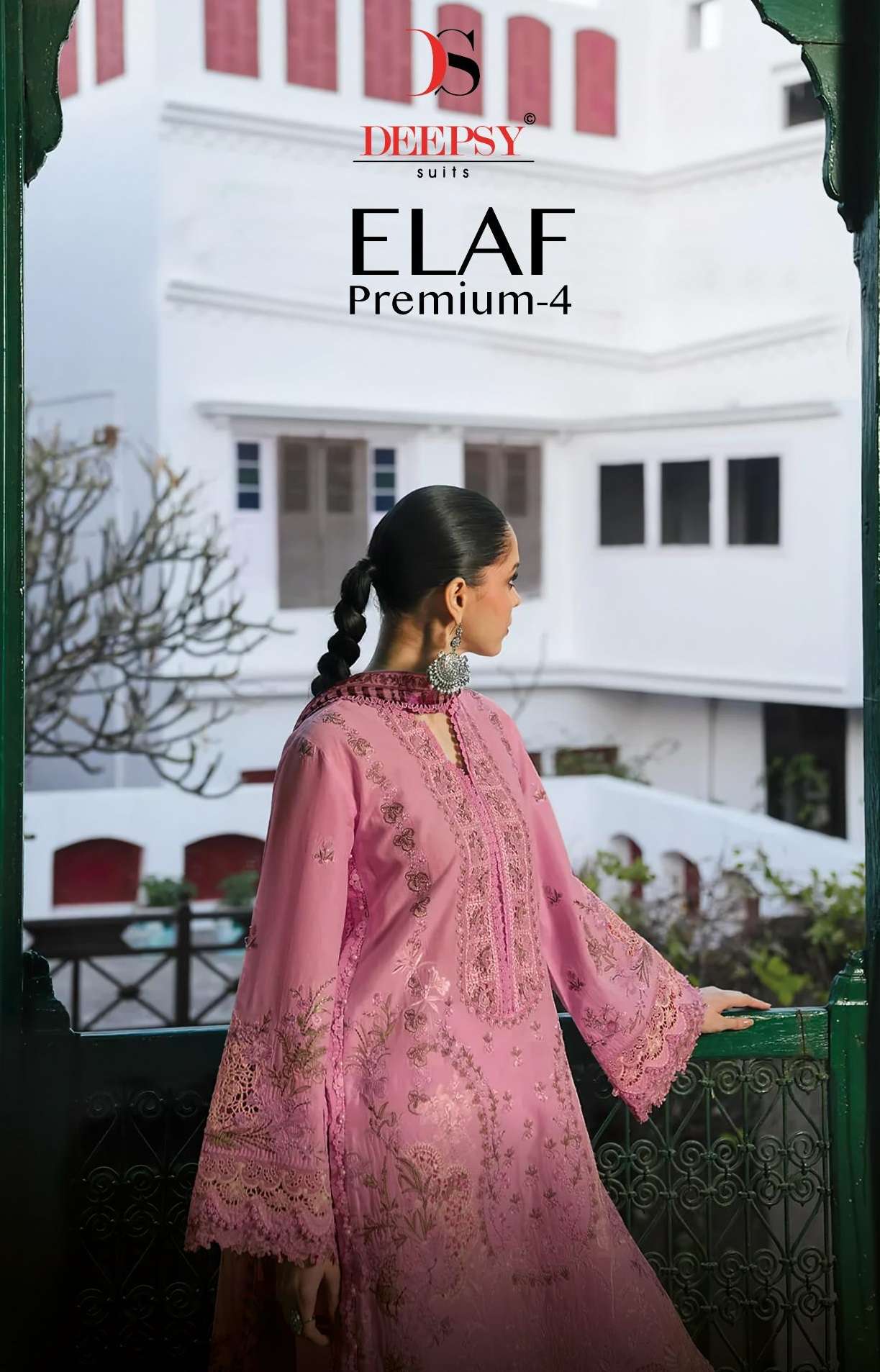 DEEPSY SUITS ELAF PREMIUM LUXURY LAWN COLLECTION VOL 4 COTTON HAVY EMBROIDERY DESIGNER WORK SUIT