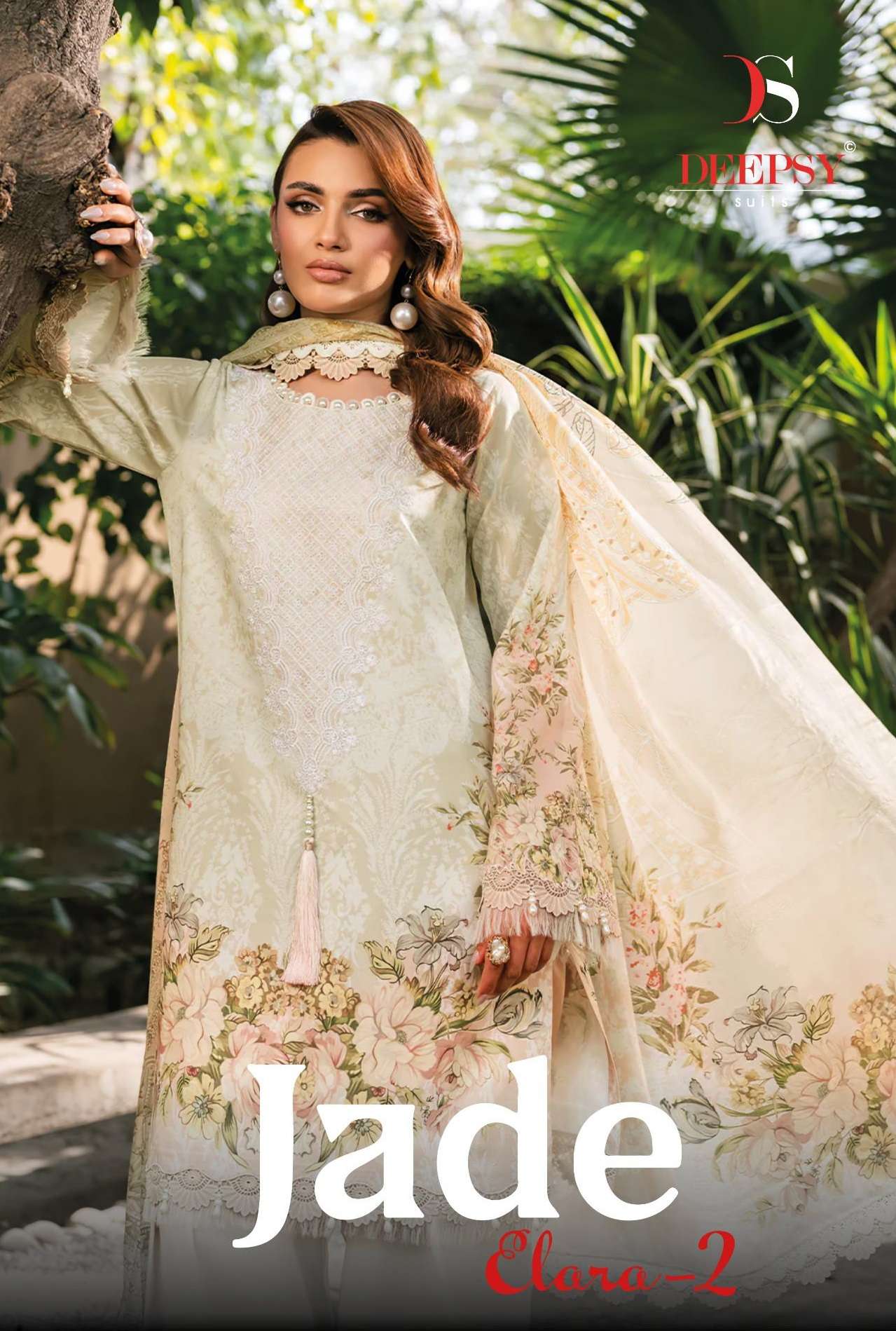 DEEPSY SUITS JADE ELARA VOL 2 COTTON HEAVY PATCH EMBROIDERY WORK SUIT