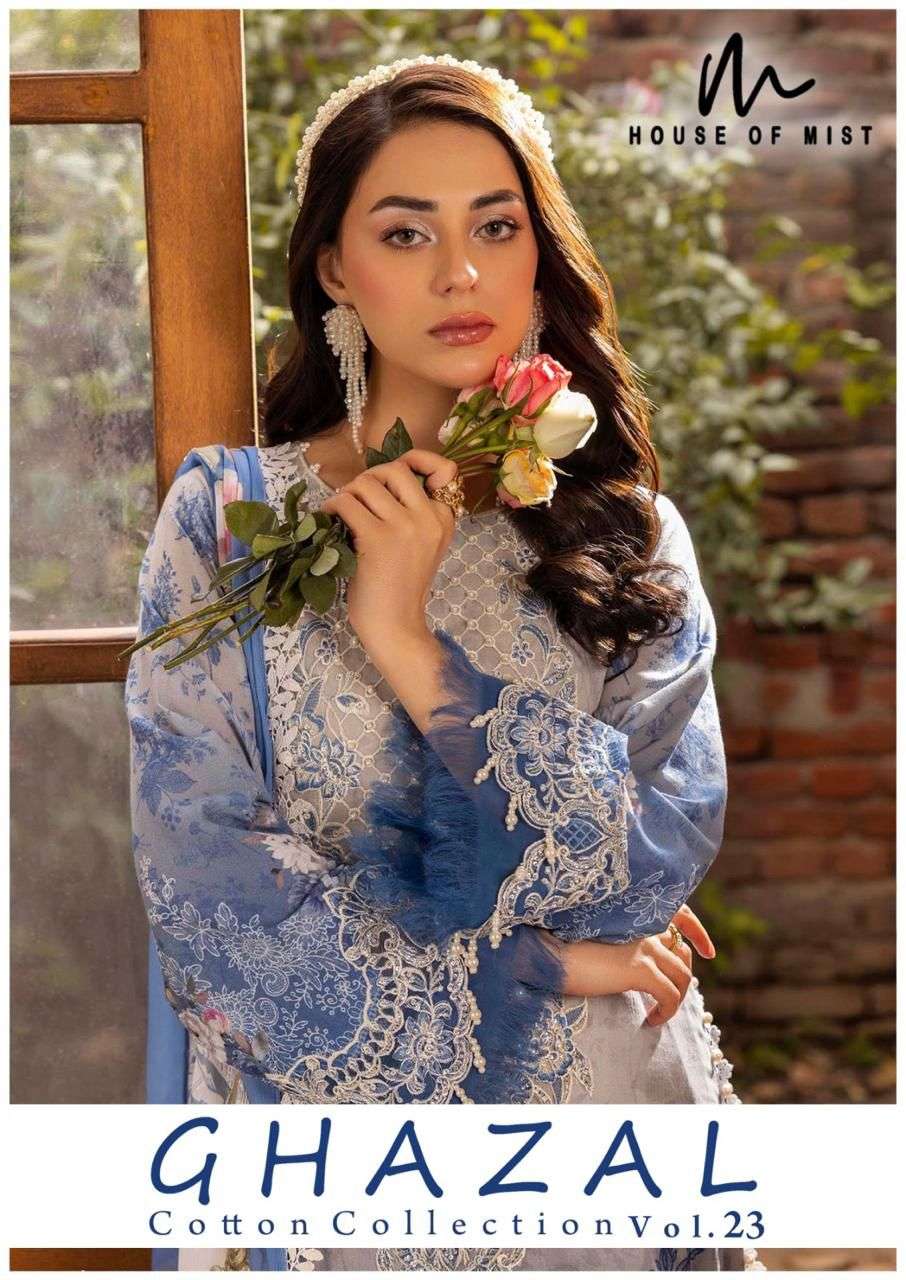 HOUSE OF MIST GHAZAL COTTON COLLECTION VOL 23 COTTON DIGITAL PRINTS SALWAR SUIT