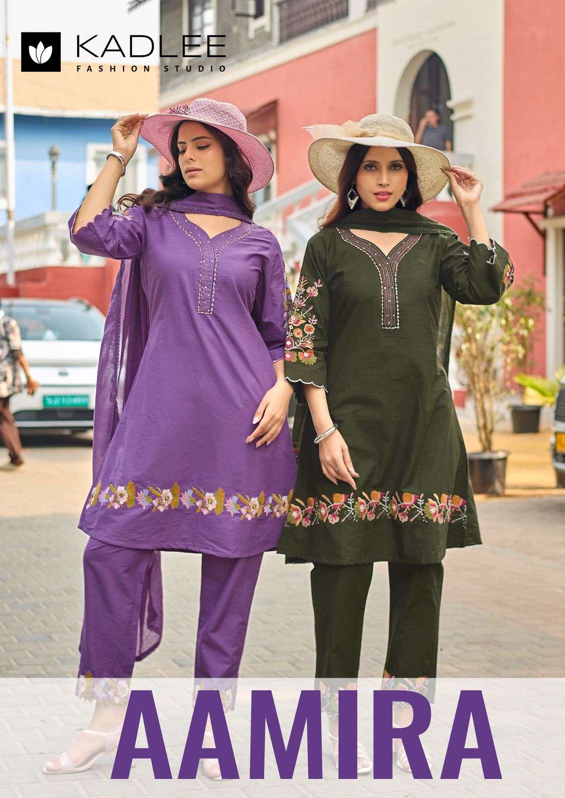 KADLEE FASHION AAMIRA COTTON FANCY WORKS LADIES 3PCS SET COLLECTION 