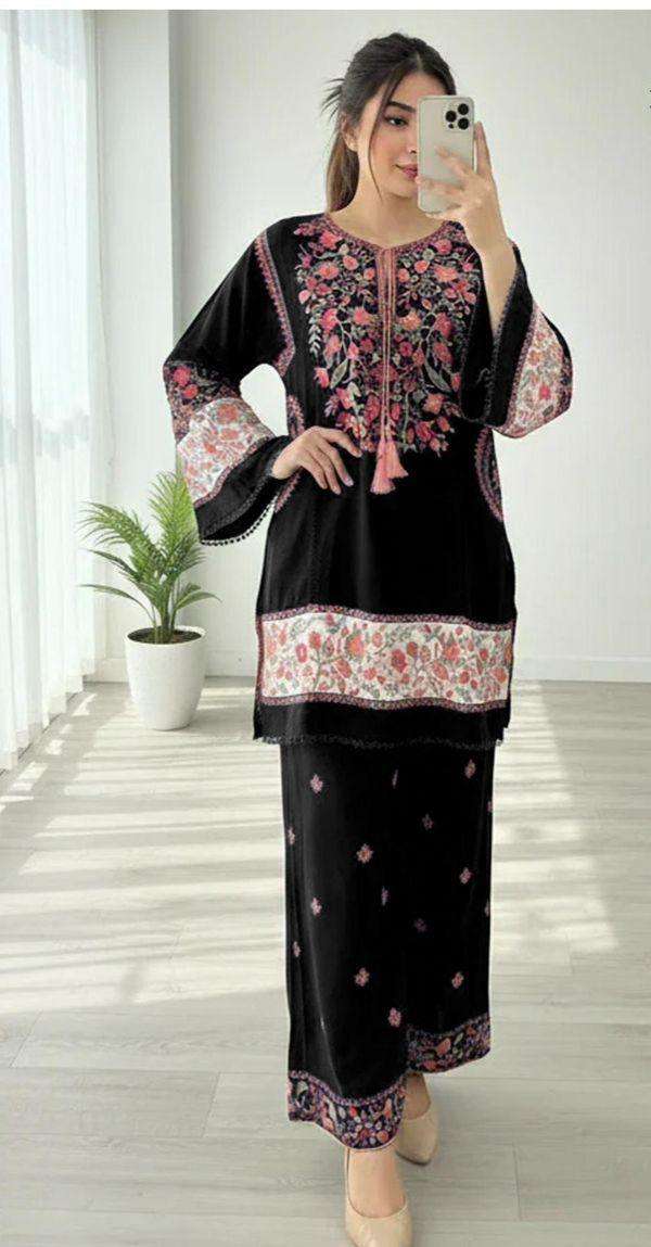MF MARIA B HIT DESIGN COLLECTION VISCOSE DESIGNER WORK READY MADE PAKISTANI SUIT