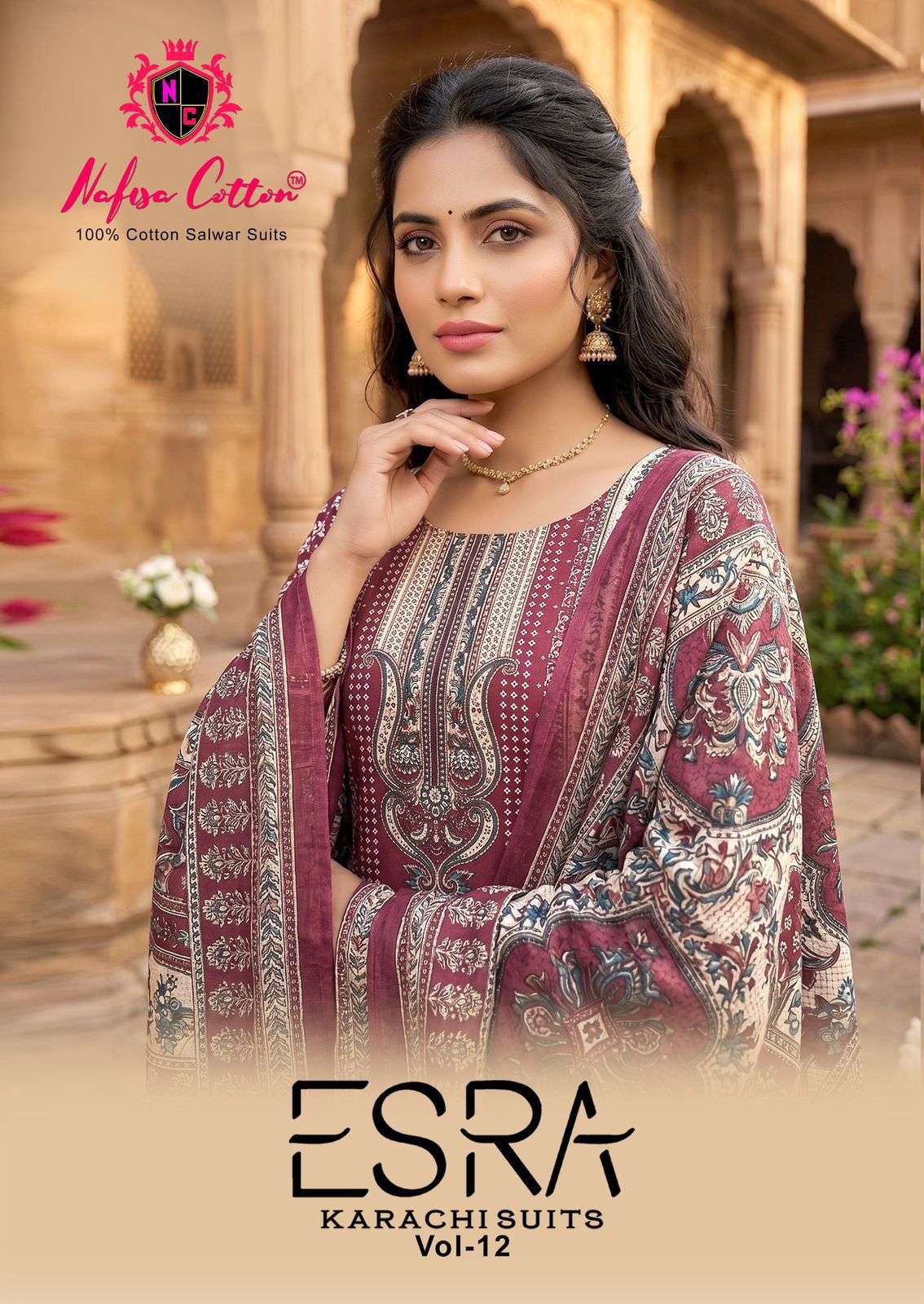 NAFISA COTTON ESRA VOL 12 COTTON DIGITAL PRINT SALWAR SUIT