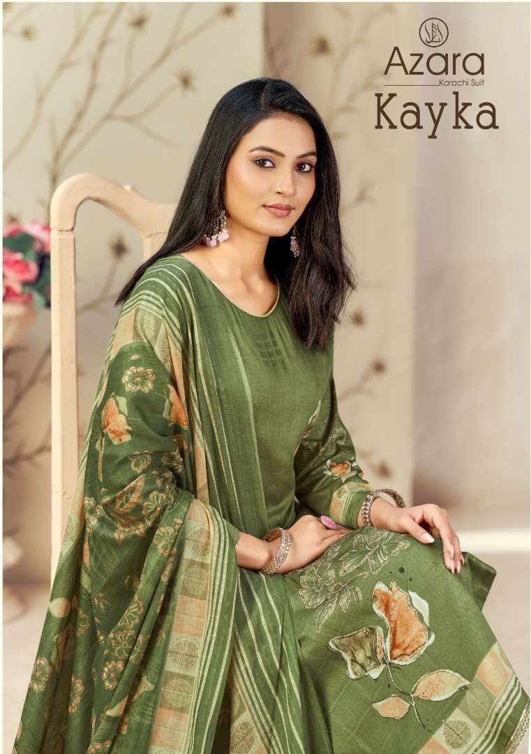 RADHIKA FASHION AZARA KAYKA D NO 1220 COTTON PRINT WITH HAND WORK SUIT