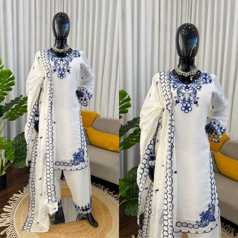 RTC 6018 CHANDERI SILK PREETY LOOK DESIGNER LADIES FUNCTION WEAR SUIT