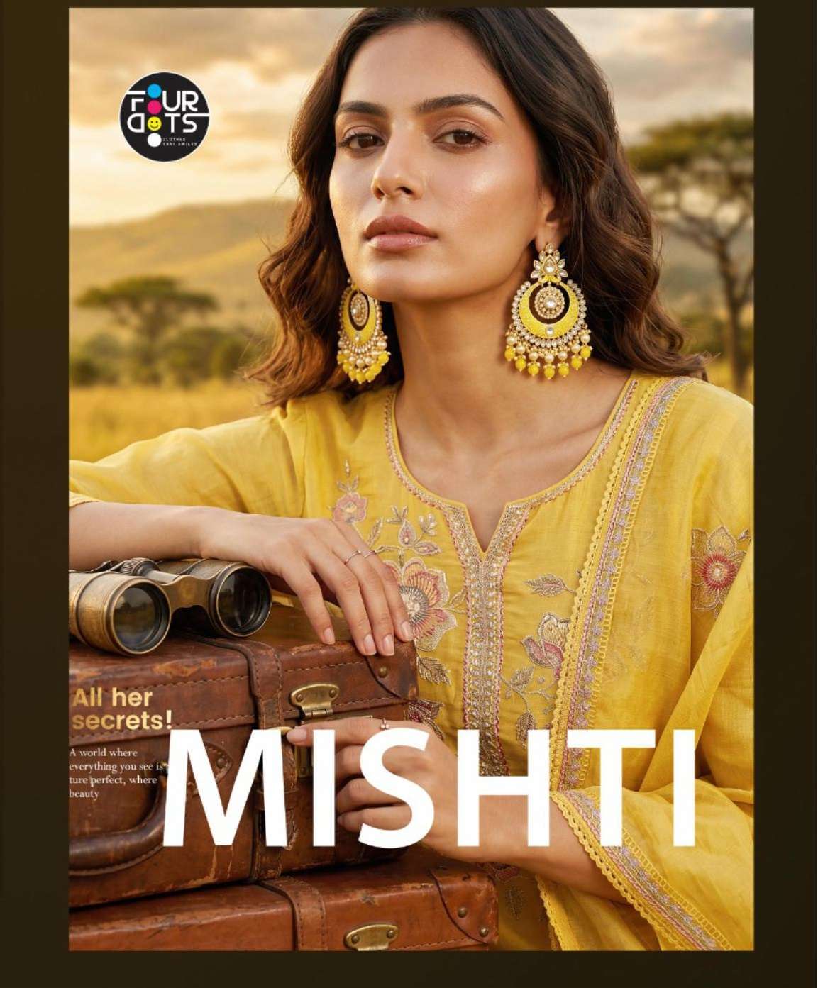 TRIPLE AAA MISHTI CHANDERI FABRIC FANCY DESIGNER WORK LADIES SUIT