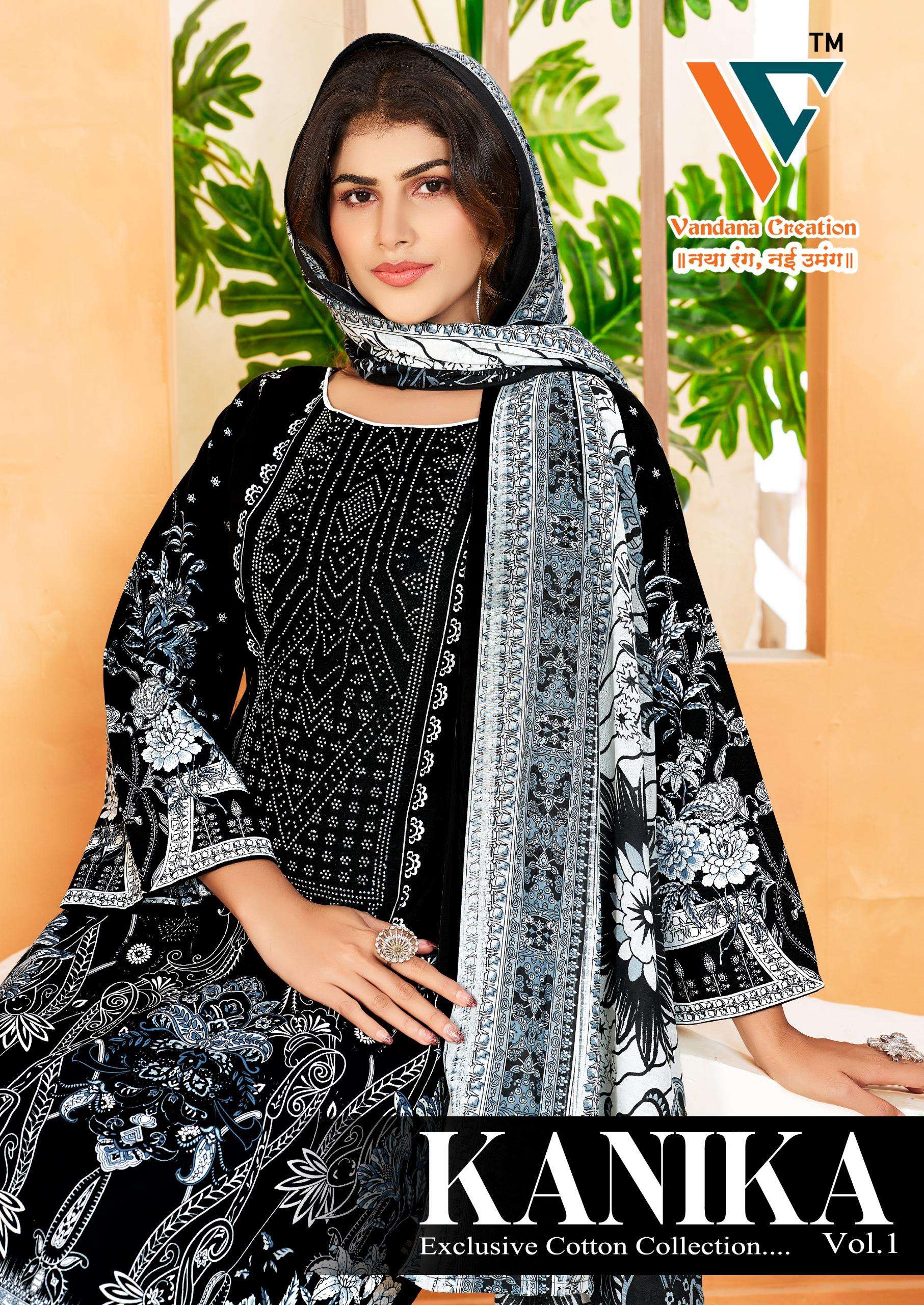 VANDANA CREATION KANIKA VOL 1 COTTON DIGITAL KARACHI PRINTS SALWAR SUIT
