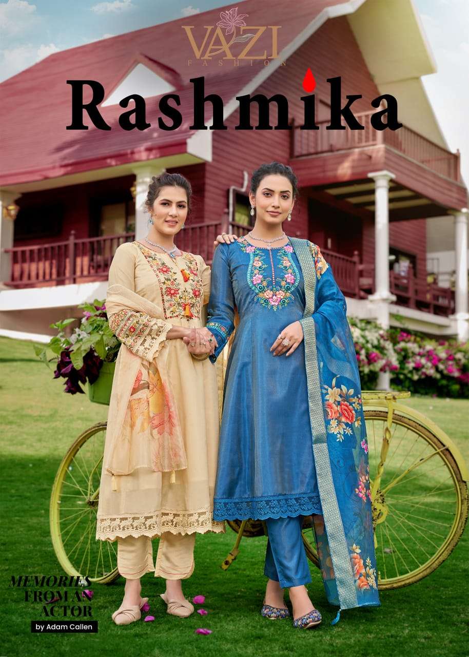 VAZI FASHION RASHMIKA VISCOSE DESIGNER READY MADE LADIES SUIT