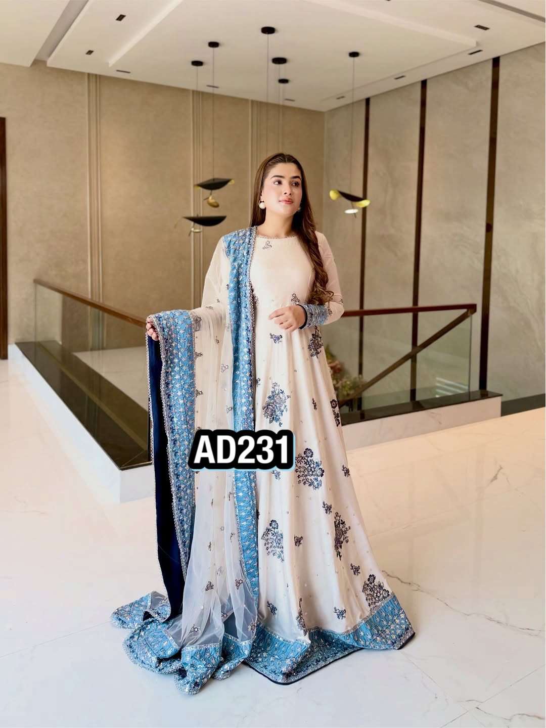 AD 231 GEORGETTE SEQUENCE EMBROIDERY DESIGNER PARTY WEAR GOWN BOTTOM AND DUPATTA SET 