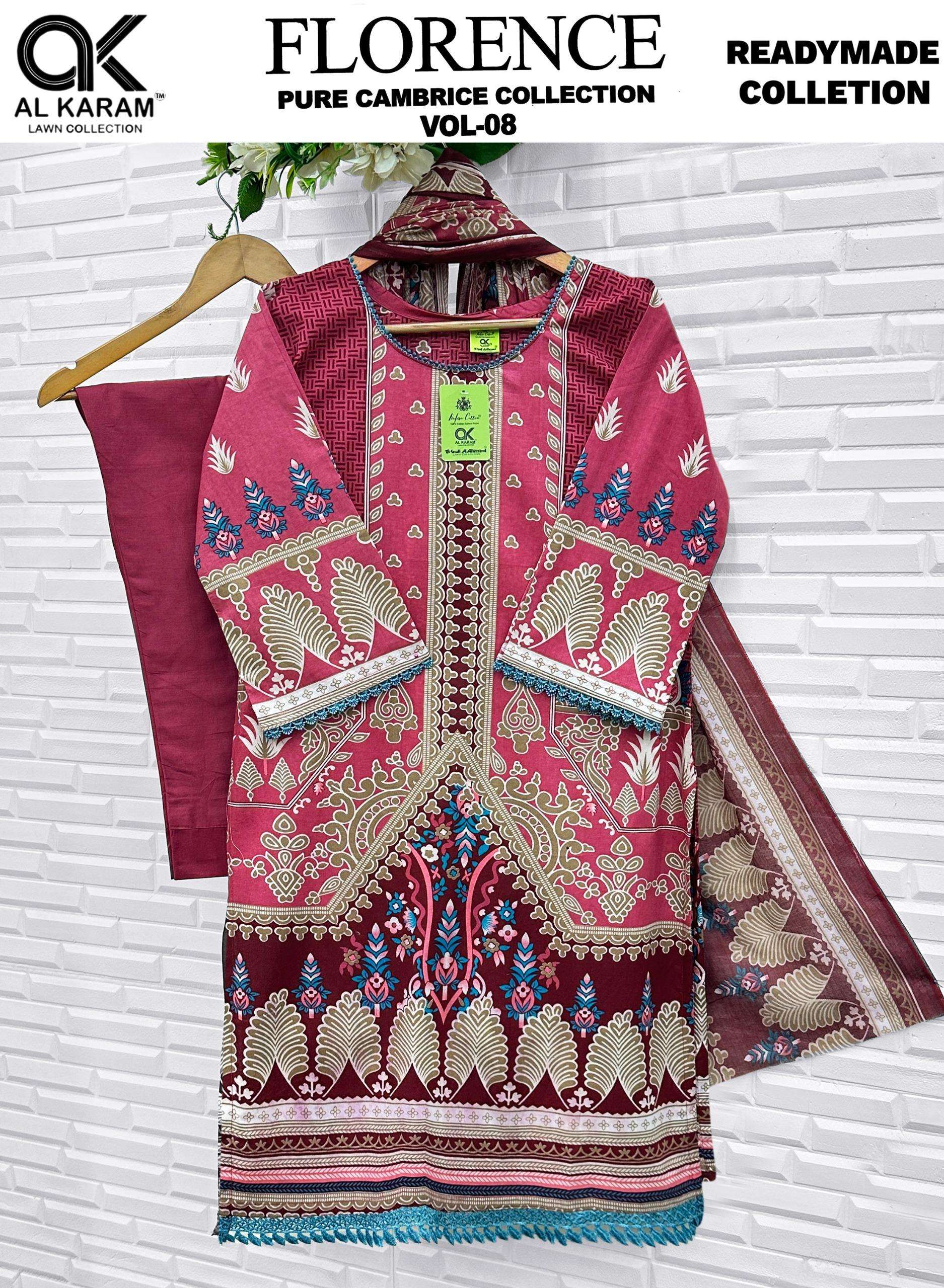 AL KARAM FLORENCE VOL 8 READY MADE COLLECTION 