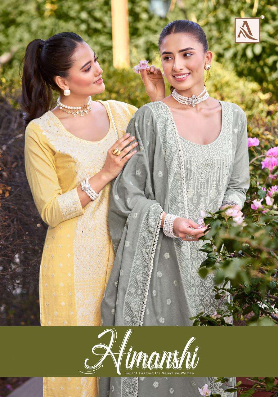 ALOK SUITS HIMANSHI COTTON JACQUARD DESIGNER WORK SUIT