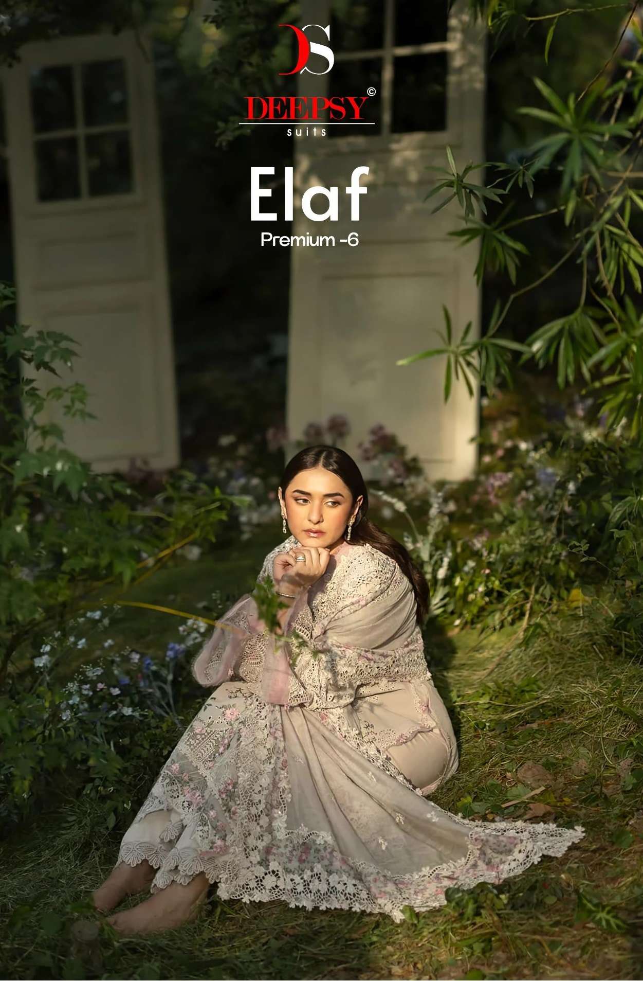 DEEPSY SUITS ELAF PREMIUM LUXURY LAWN COLLECTION VOL 6 COTTON HAVY EMBROIDERY DESIGNER WORK SUIT