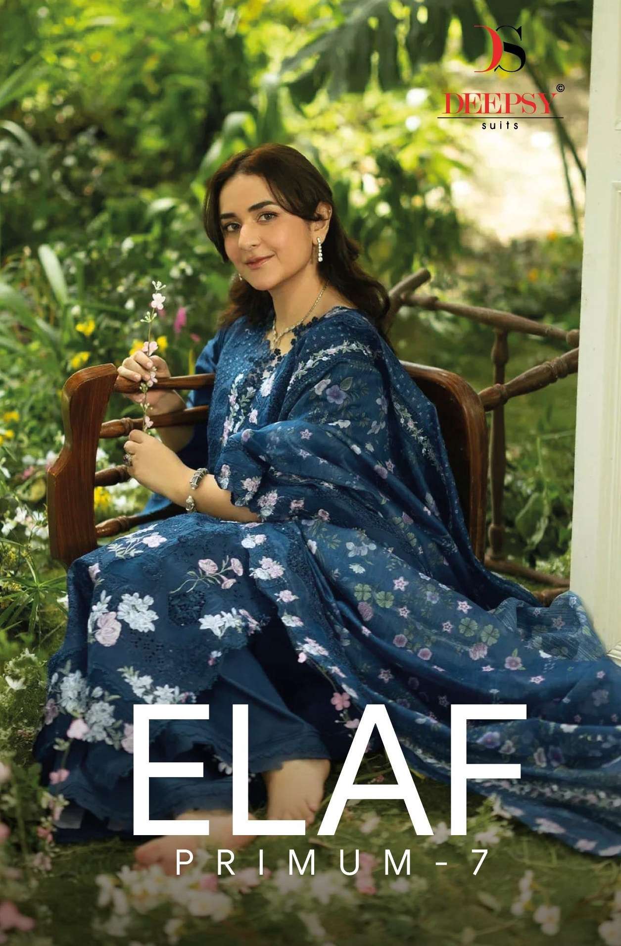DEEPSY SUITS ELAF PREMIUM LUXURY LAWN COLLECTION VOL 7 COTTON EMBROIDERY DESIGNER WORK PAKISTANI SUIT