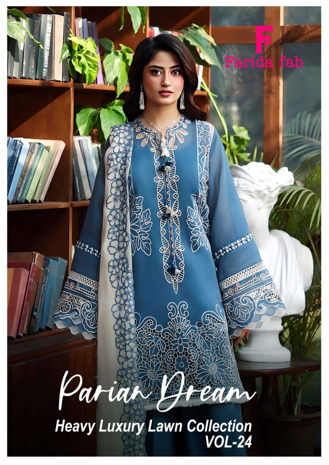 FARIDA FAB PARIAN DREAM VOL 24 COTTON DIGITAL PRINTS SALWAR SUIT