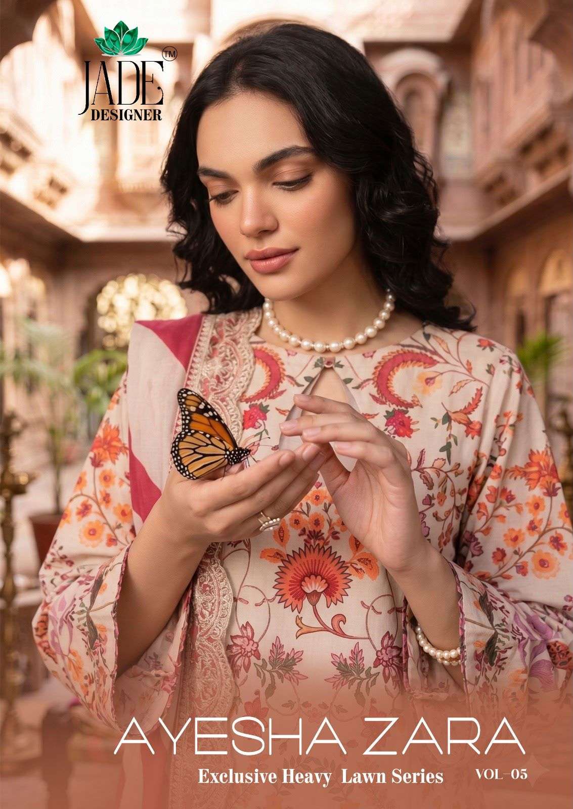 JADE AYESHA ZARA VOL 5 LAWN COTTON DIGITAL PRINT SALWAR SUIT