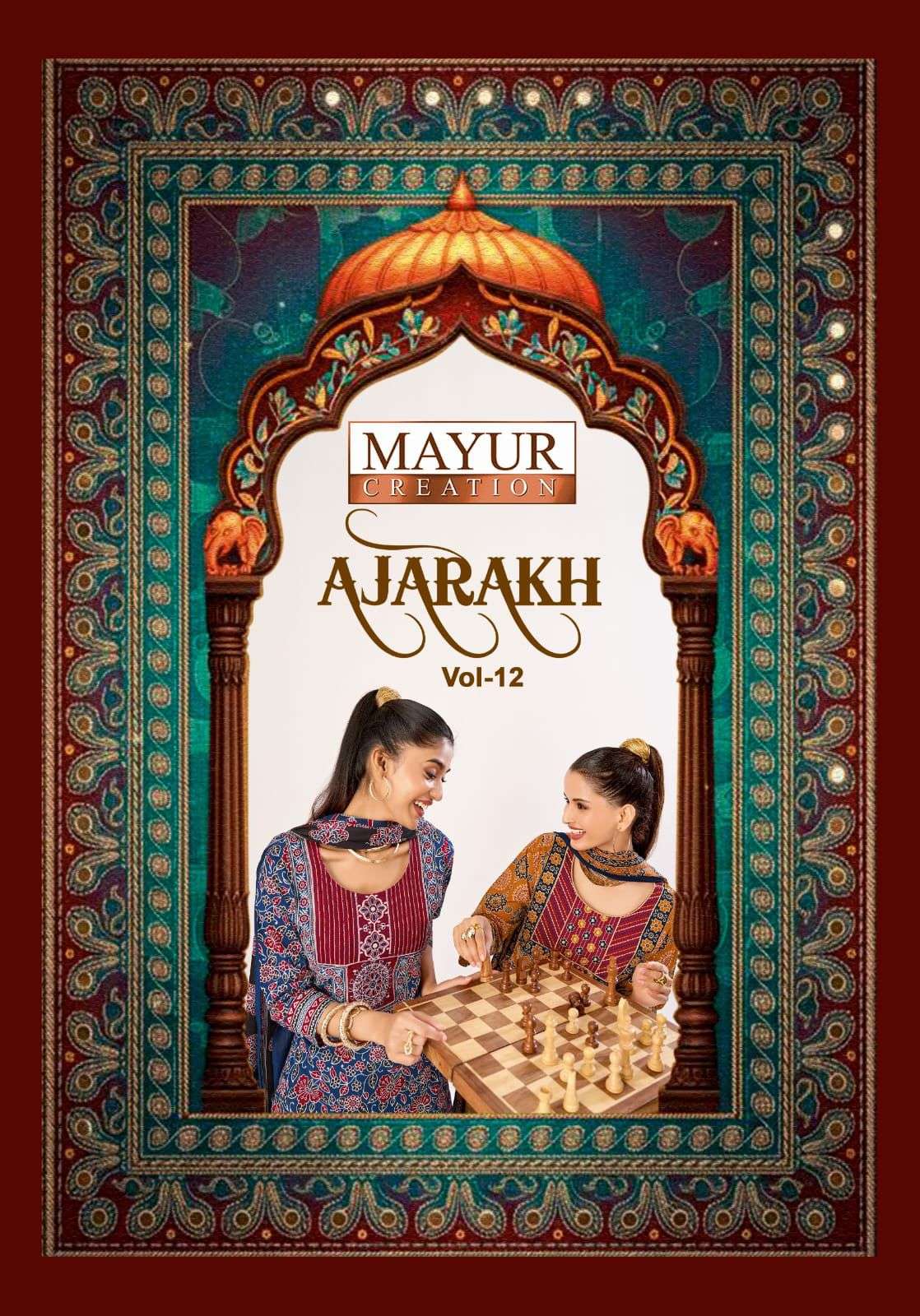 MAYUR CREATION AJARAKH VOL 12 READY MADE COLLECTION 