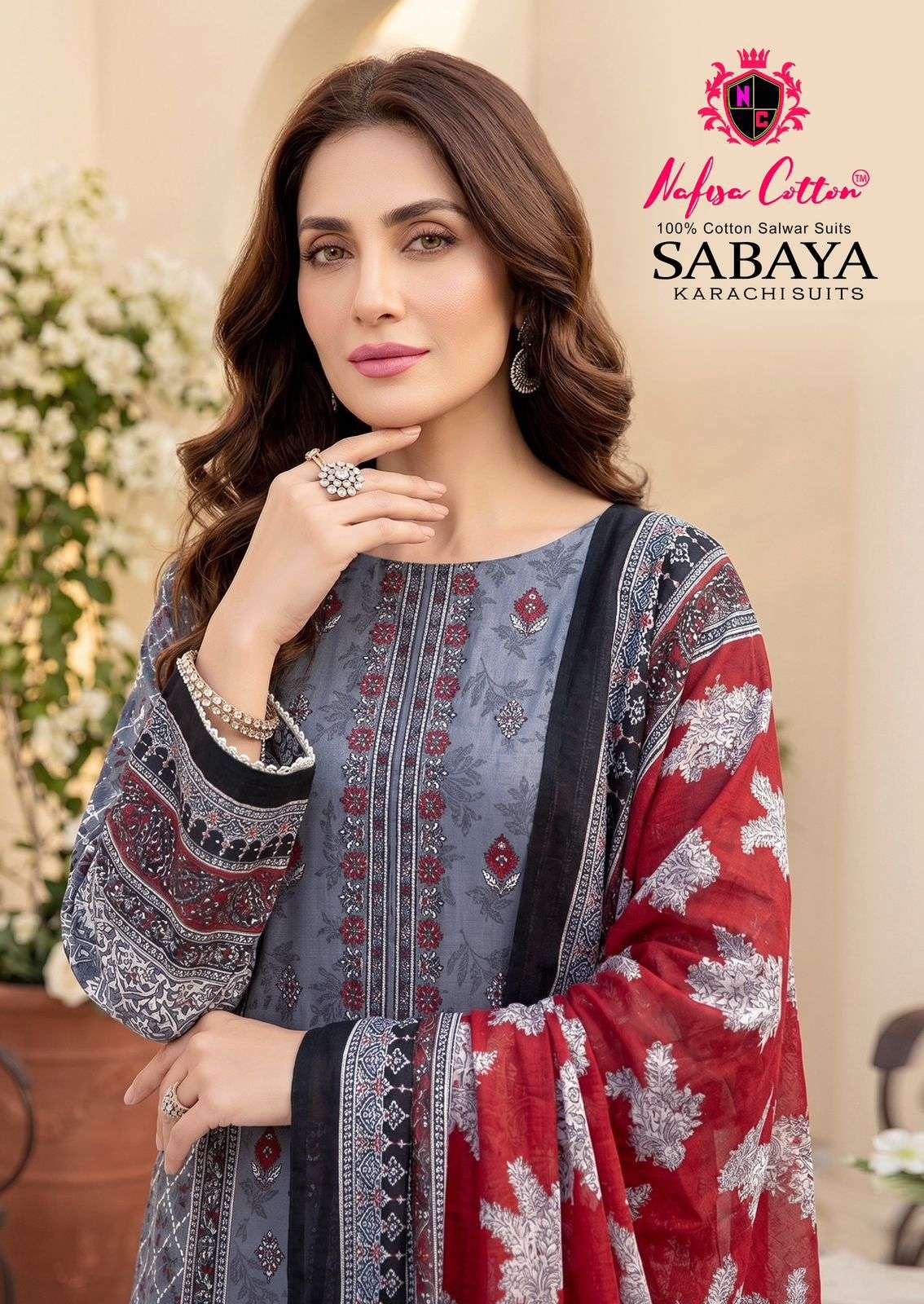 NAFISA COTTON SABAYA KARACHI SUITS COTTON DIGITAL PRINTS SALWAR SUIT
