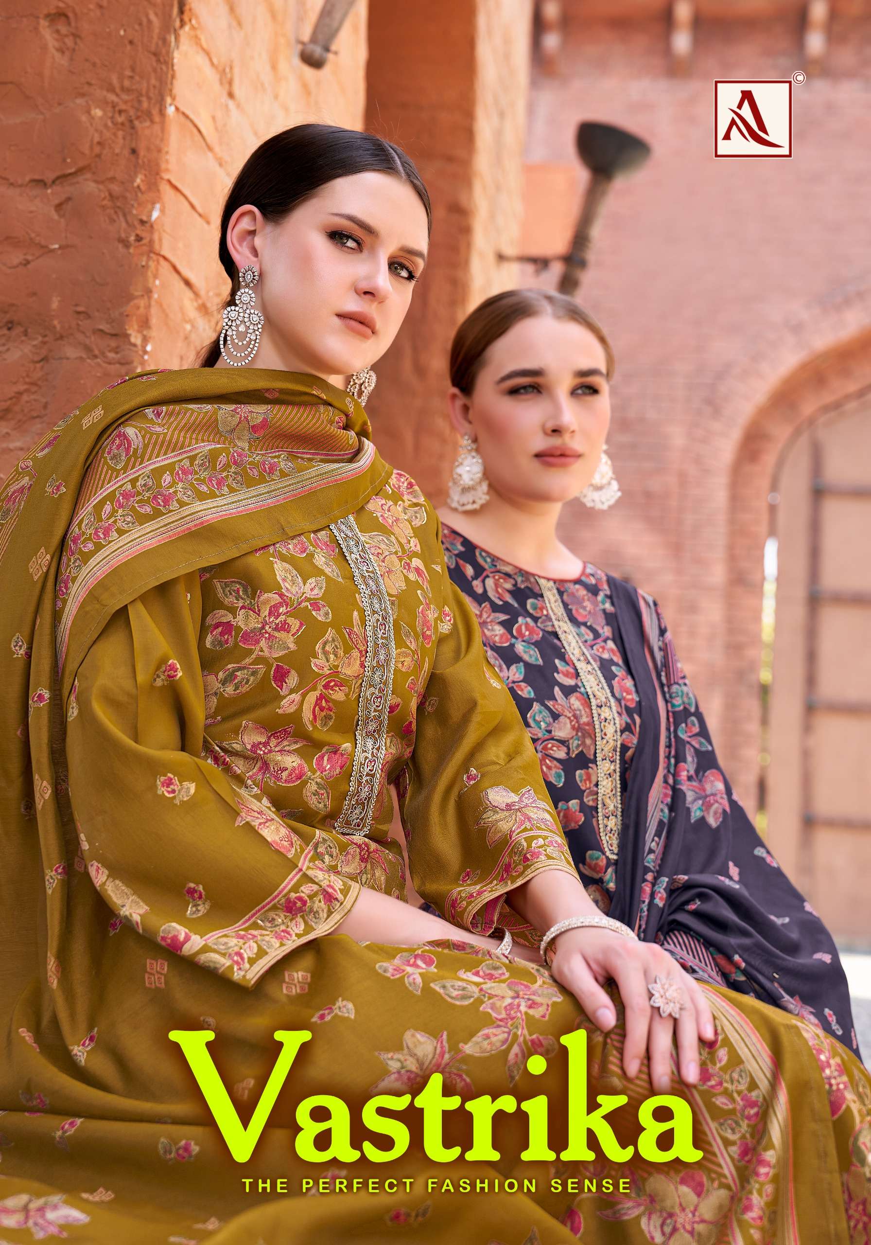 ALOK SUITS VASTRIKA VISCOSE FANCY DESIGNER WORK SUIT