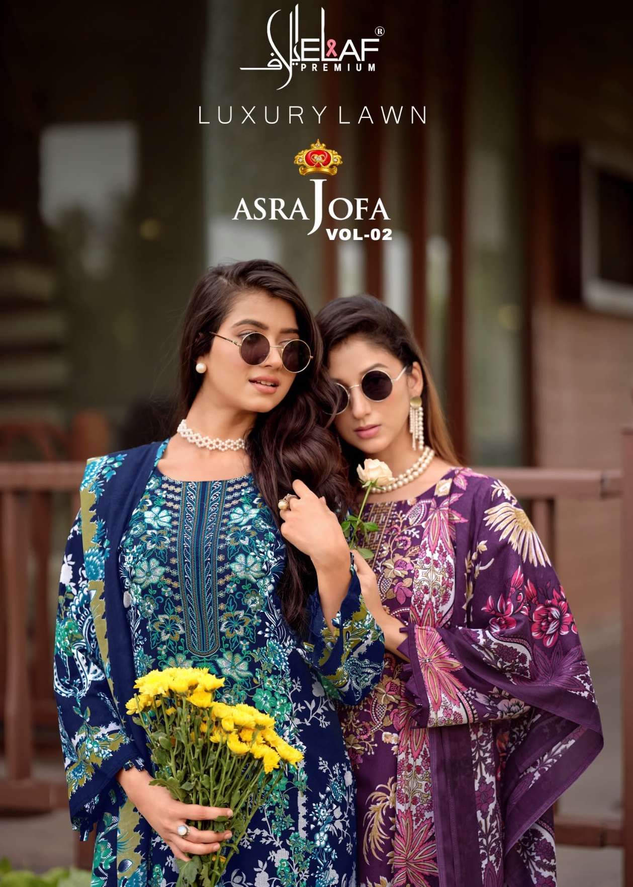 ELAF PREMIUM PREMIUM ASRAJOFA VOL 2 COTTON DIGITAL STYLE PRINTS SALWAR SUIT