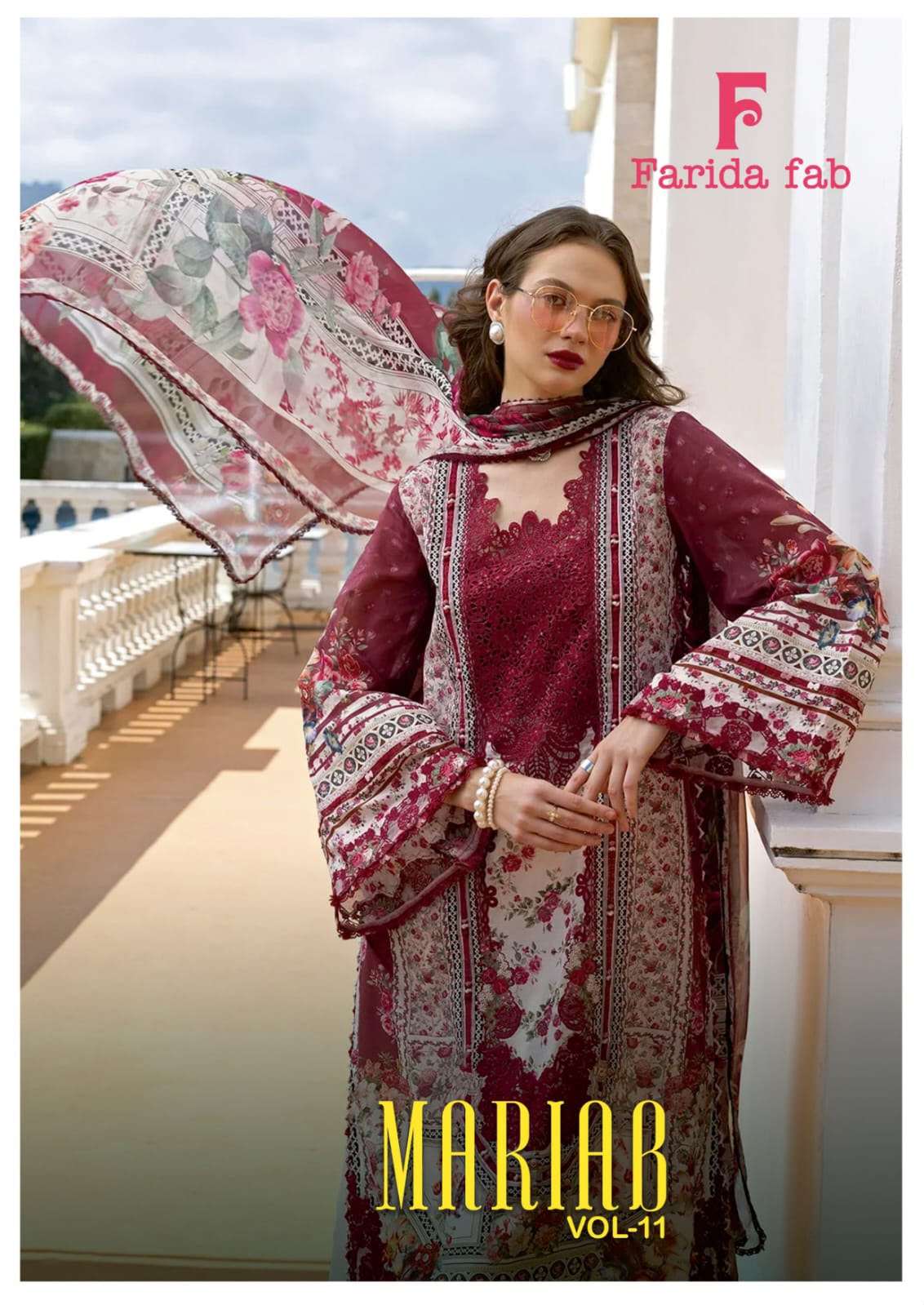 FARIDA FAB MARIA B VOL 11 COTTON DIGITAL PRINTS SALWAR SUIT