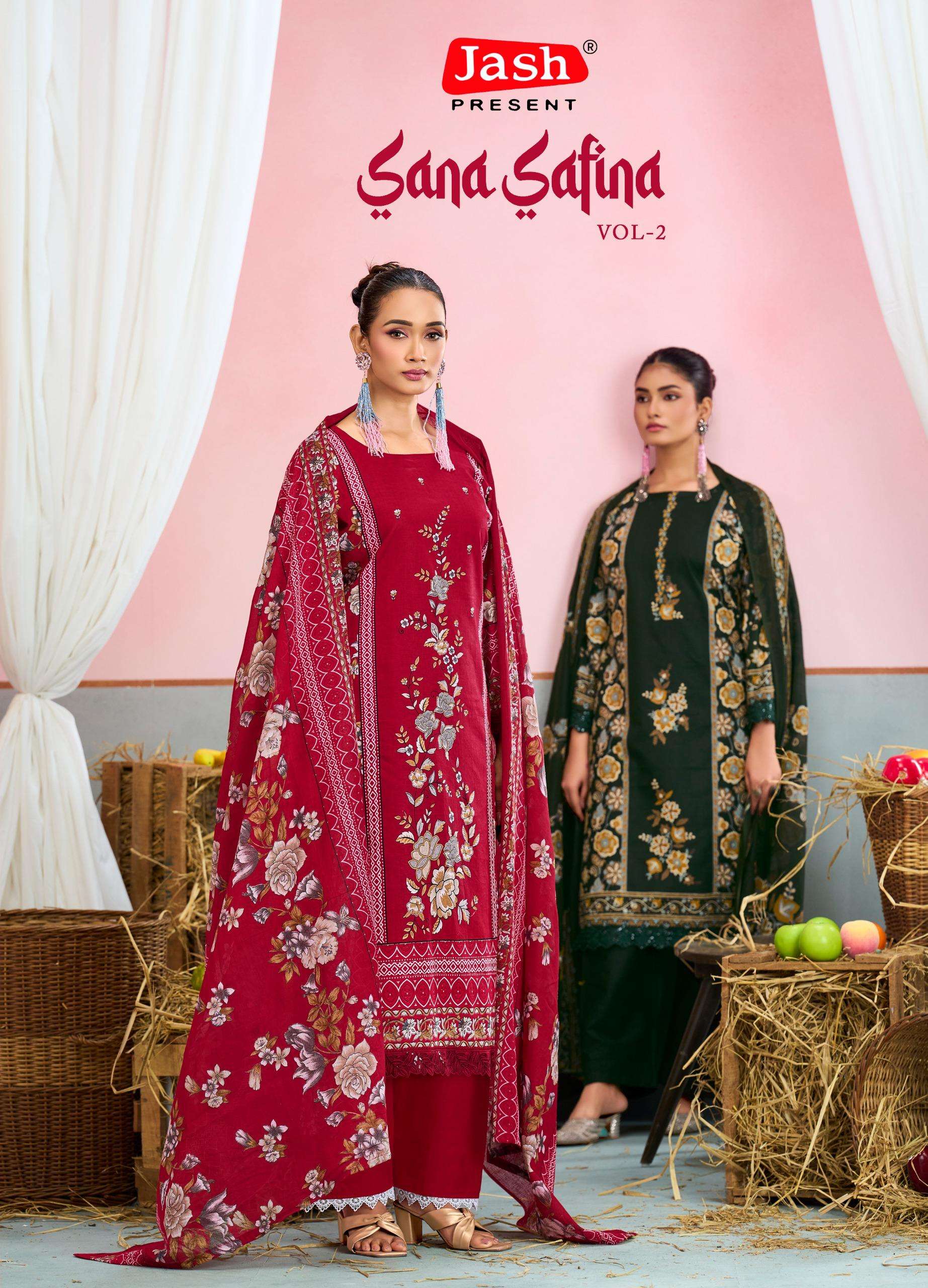 JASH SANA SAFINA VOL 2 COTTON DIGITAL PRINT SALWAR SUIT