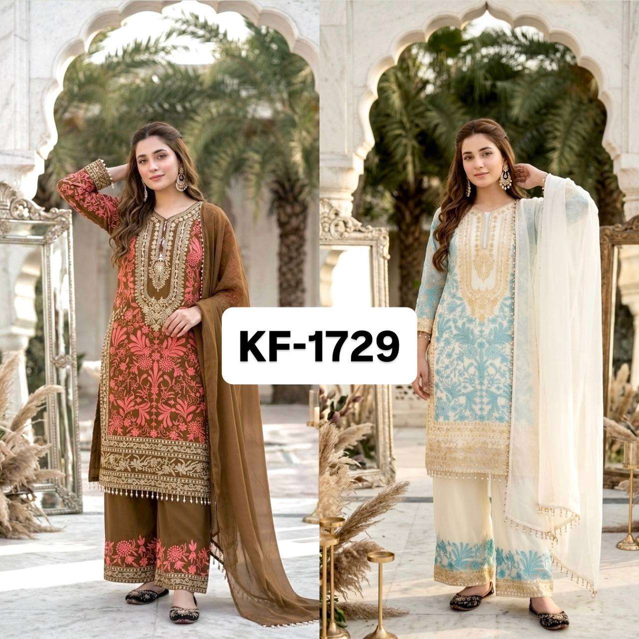 KF 1729 GEORGETTE DESIGNER WORK PAKISTANI STYLE LADIES SUIT