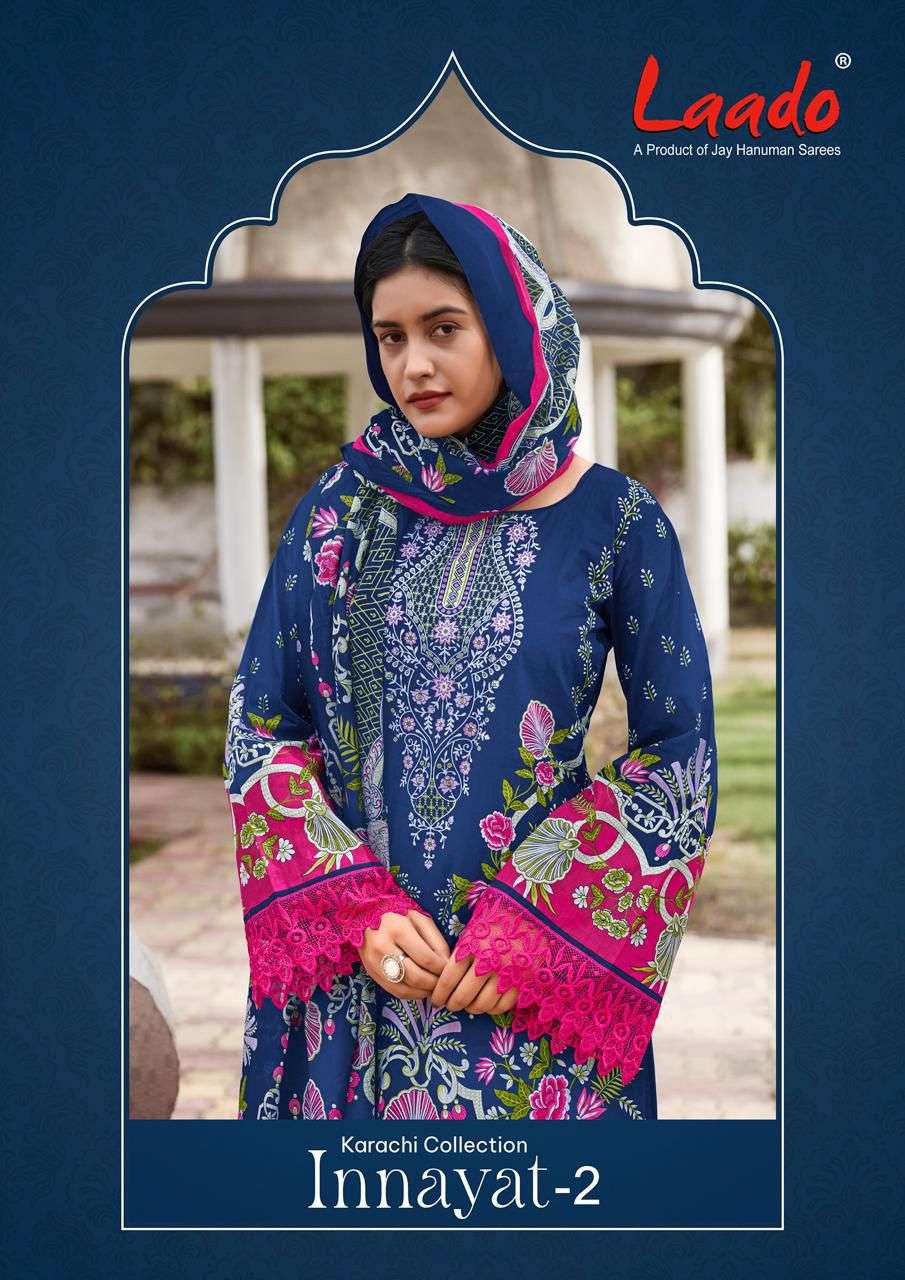 LAADO INNAYAT VOL 2 COTTON DIGITAL KARACHI STYLE PRINT SALWAR SUIT