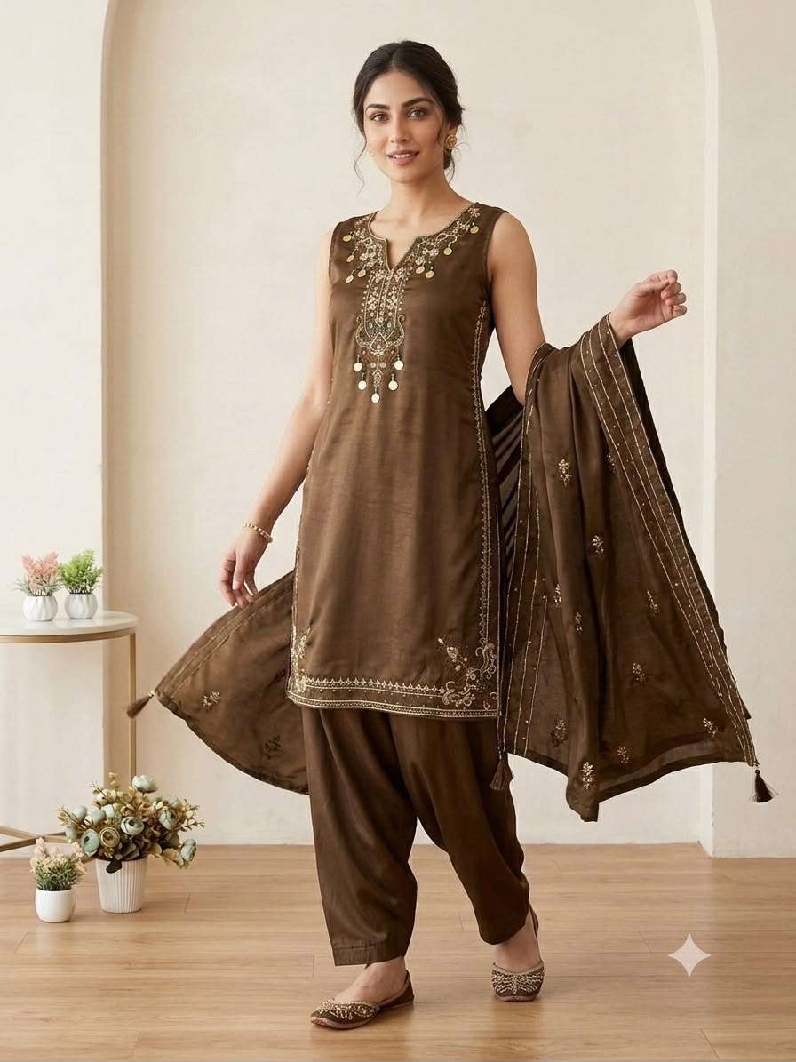 LG 2126 BEAUTIFUL DESIGNER WORK FESTIVE WEAR LADIES SUIT