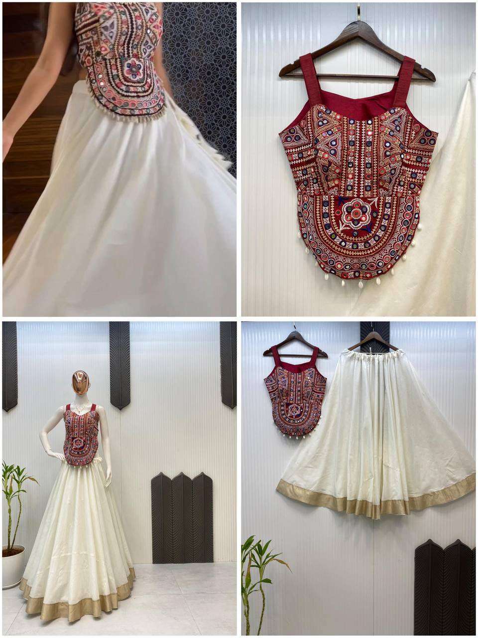 LG 652 SILK DESIGNER  NAVARATRI SEASON WEAR STITCHED LEHENGA CHOLI COLLECTION