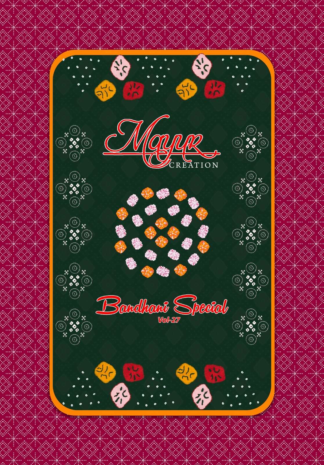 MAYUR CREATION BANDHANI SPECIAL VOL 27 COTTON BANDHANI PRINT PATIYALA SALWAR SUIT