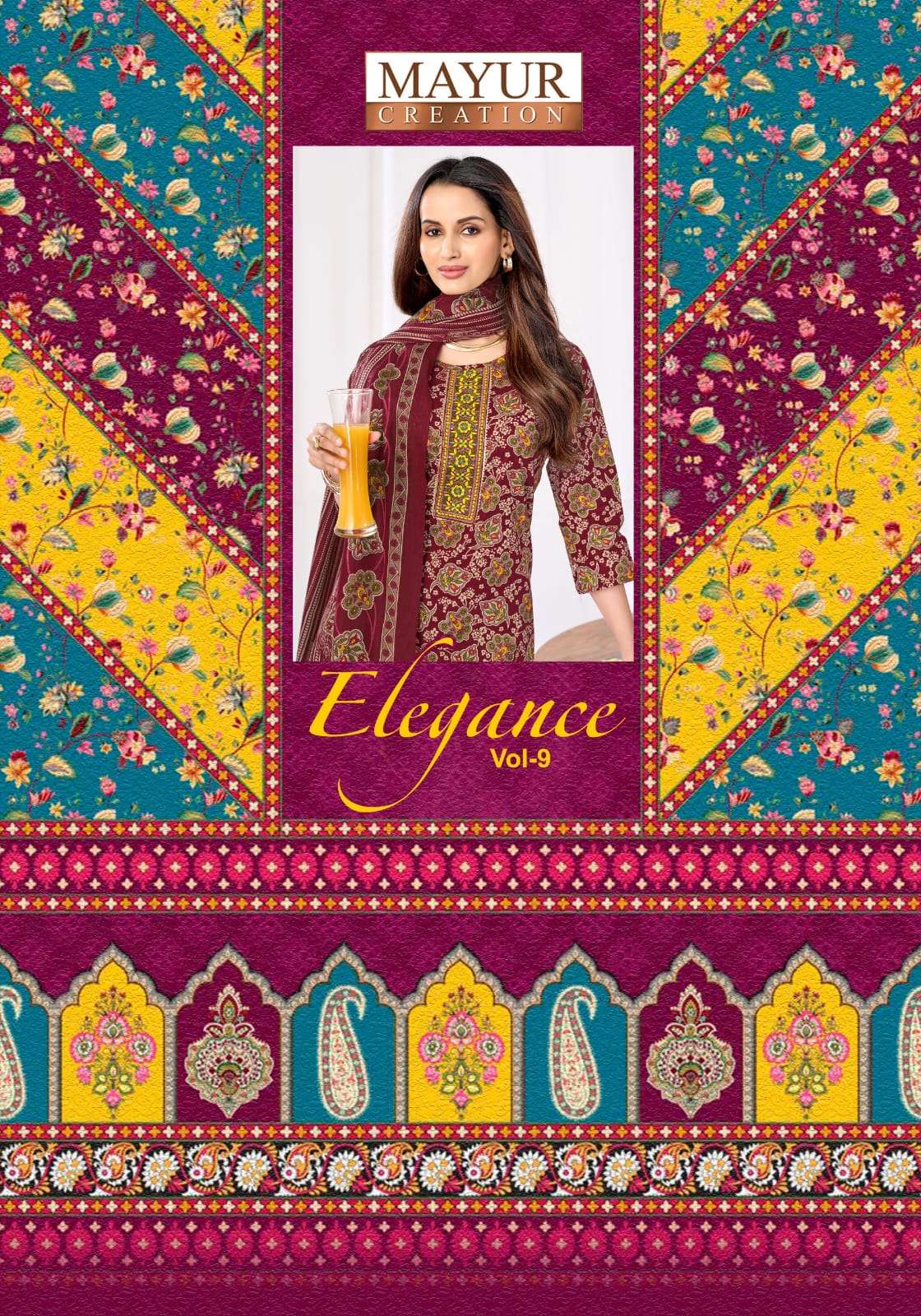 MAYUR CREATION ELEGANCE VOL 9 COTTON PRINT READY MADE SUIT