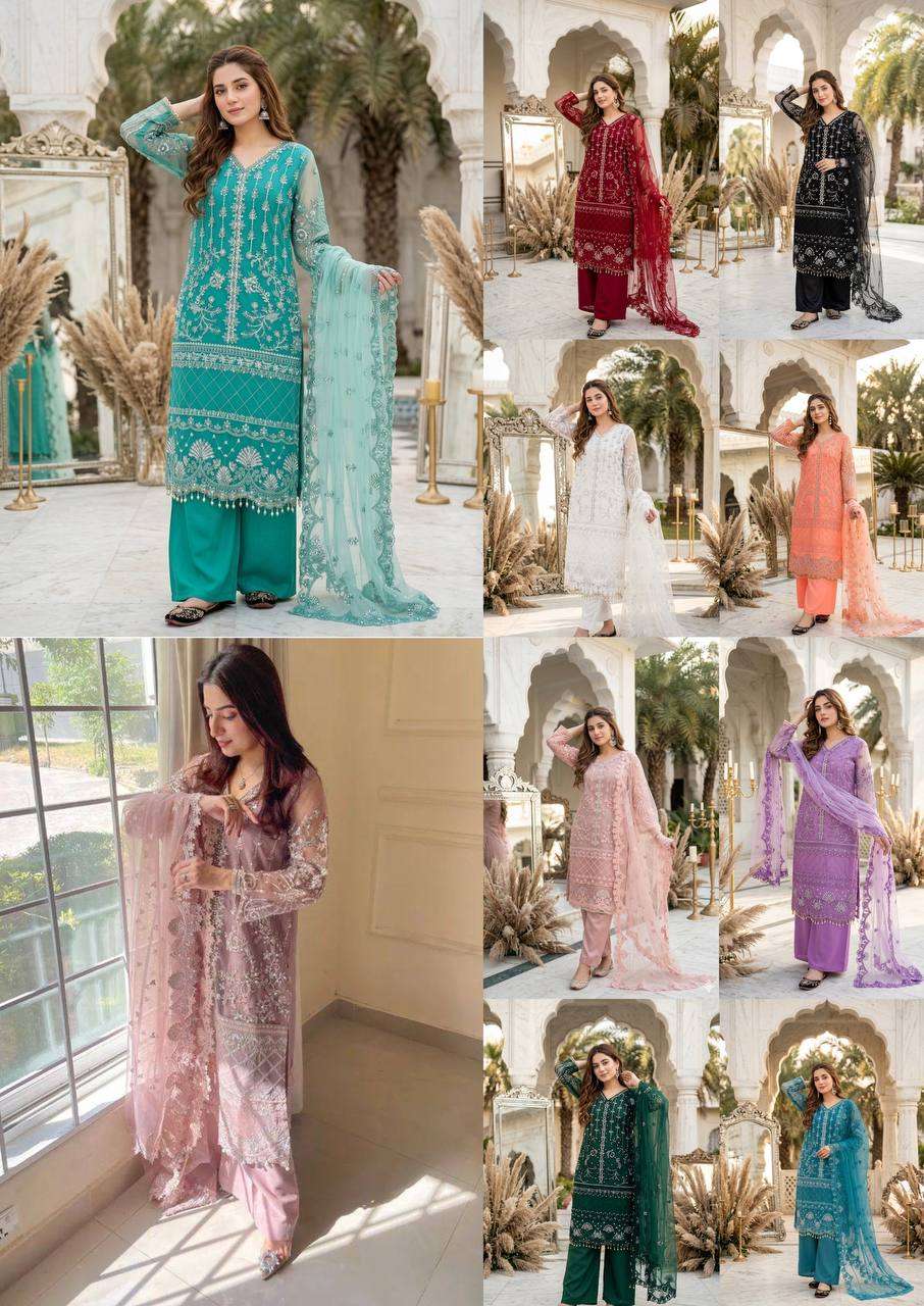 ST 178 BEAUTIFUL DESIGNER LOOK PARTY WEAR PAKISTANI STYLE SUIT 