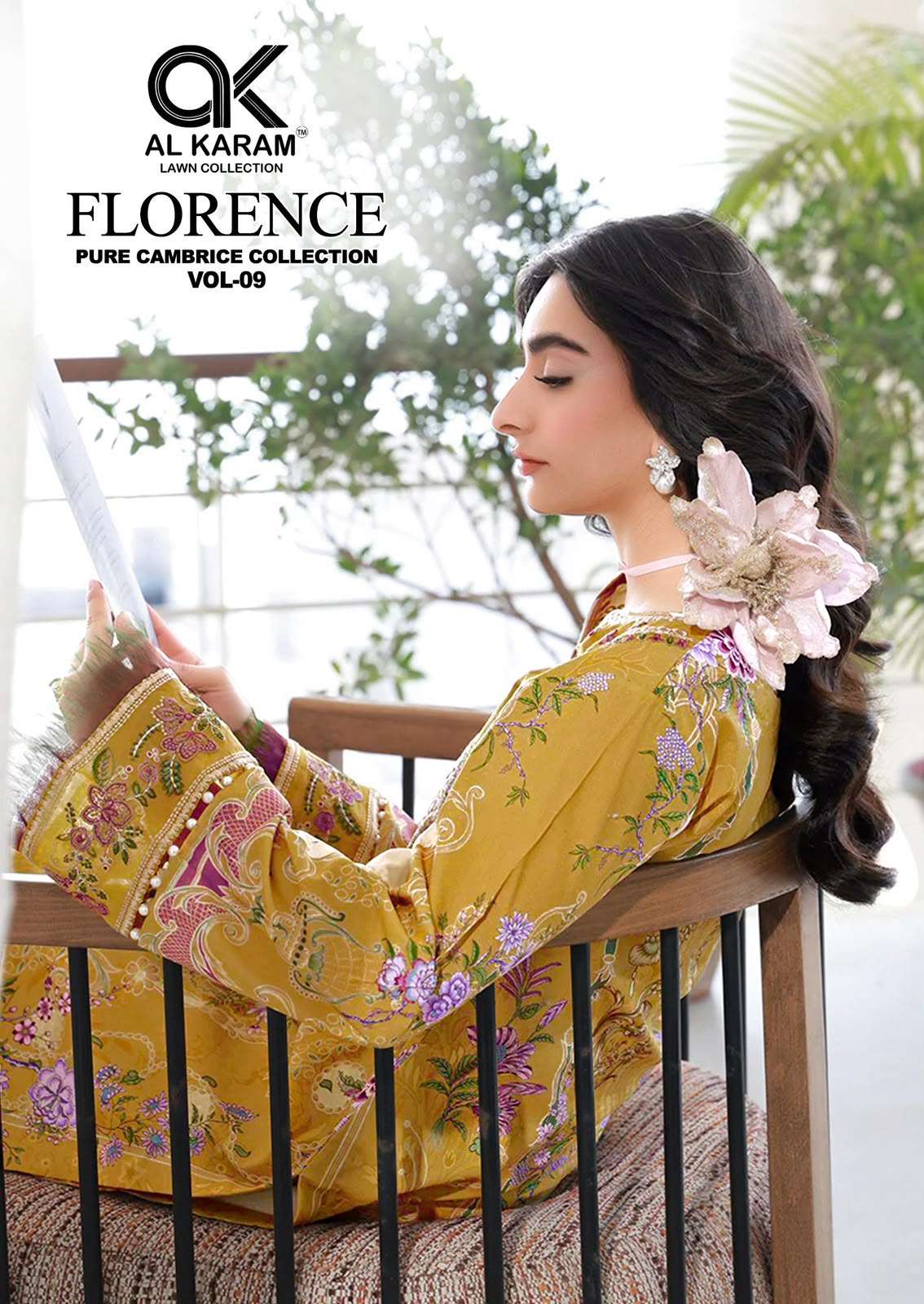 AL KARAM FLORENCE VOL 9 CAMBRIC COTTON DIGITAL PRINT SALWAR SUIT