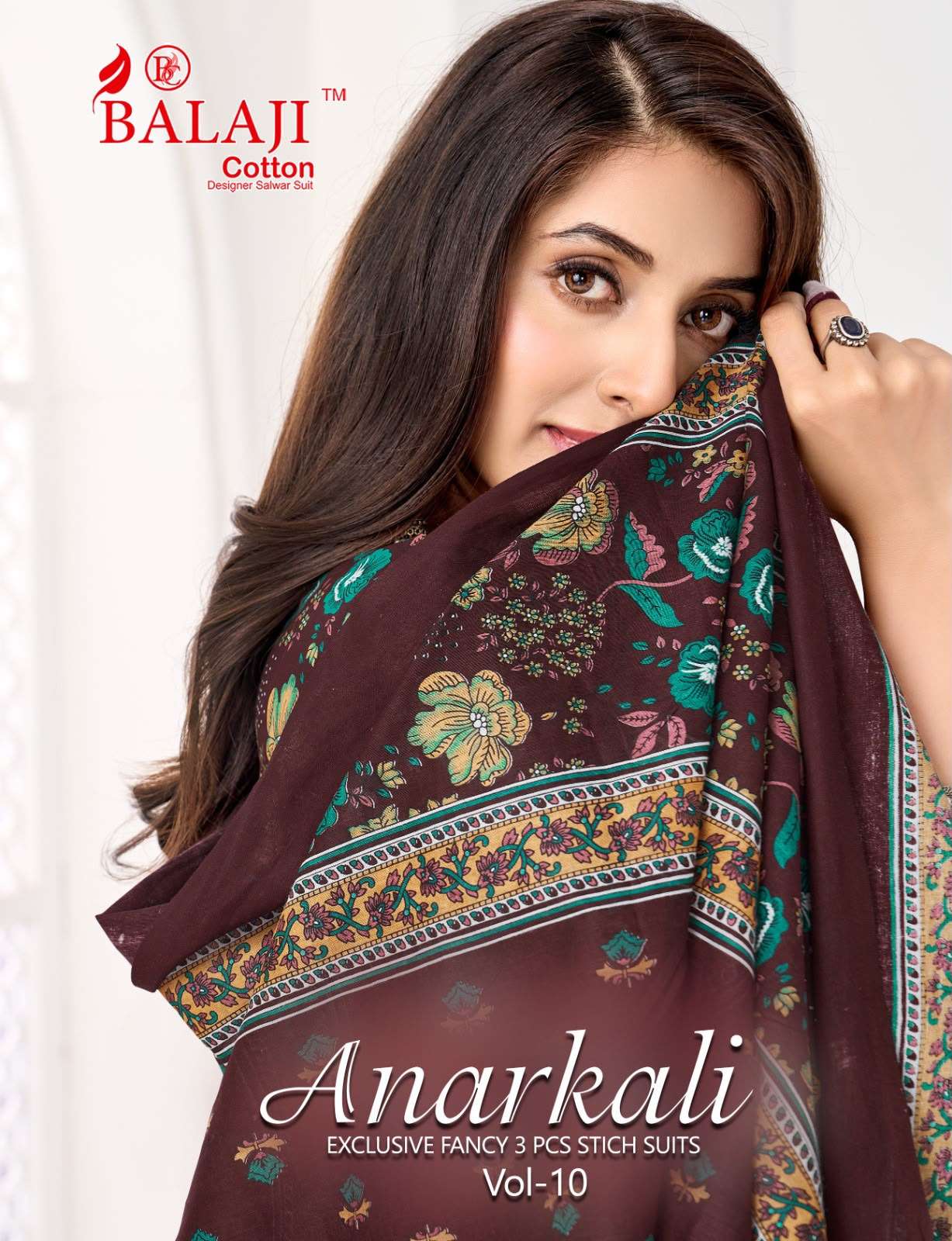  BALAJI COTTON ANARKALI VOL 10 COTTON PRINTED READY MADE LADIES SUIT