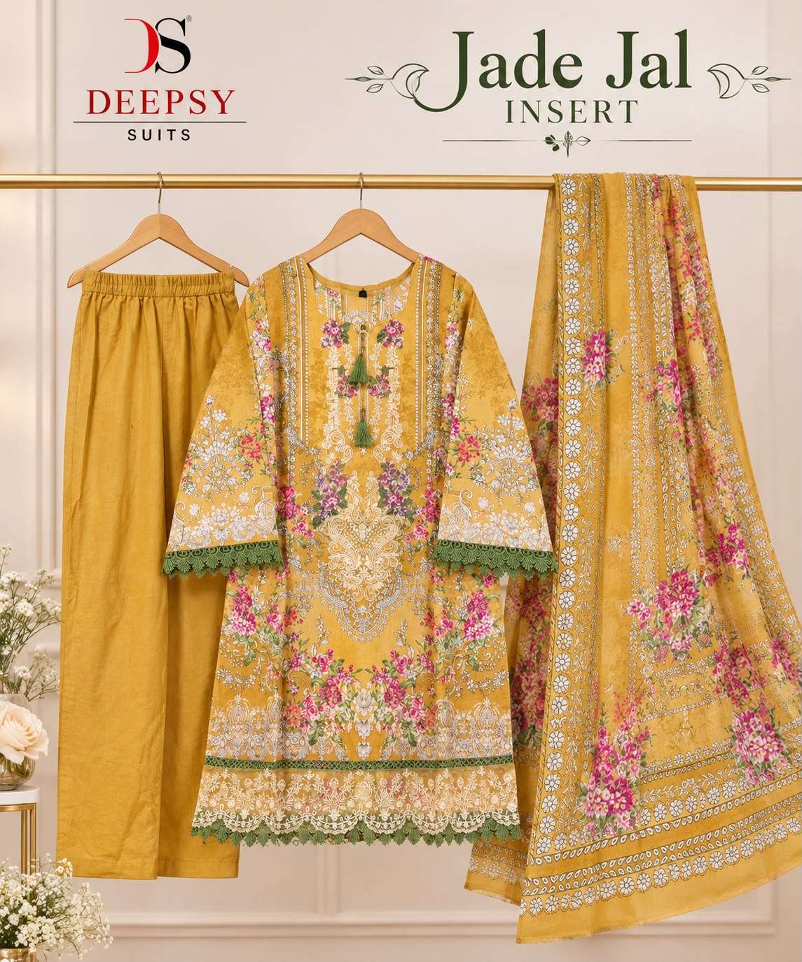DEEPSY SUITS JADE JAL INSERT READY MADE COLLECTION 