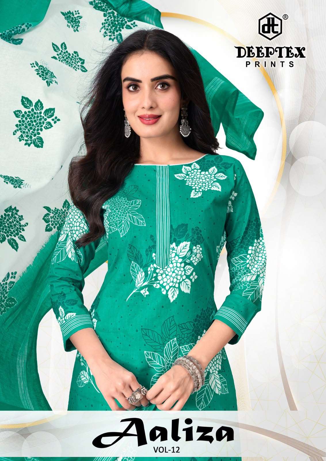 DEEPTEX PRINTS AALIZA VOL 12 COTTON PRINTED SALWAR SUIT