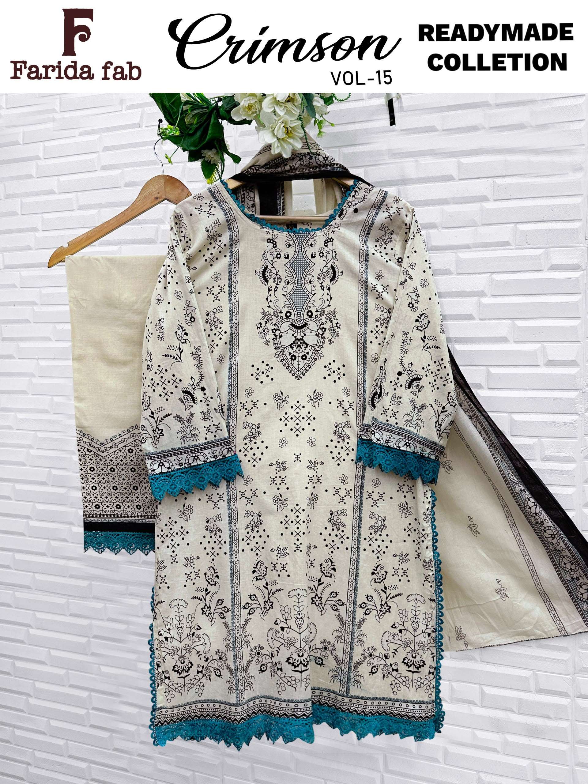 FARIDA FAB CRIMSON VOL 15 READY MADE COLLECTION 