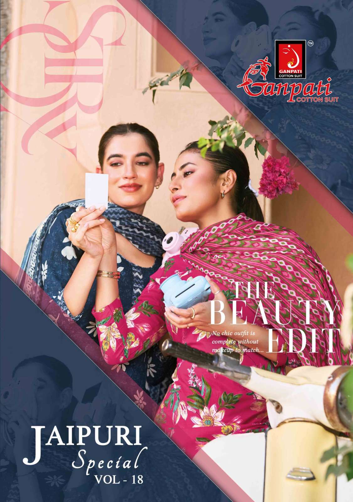 GANPATI JAIPURI VOL 18 COTTON PRINTED READY MADE SUIT