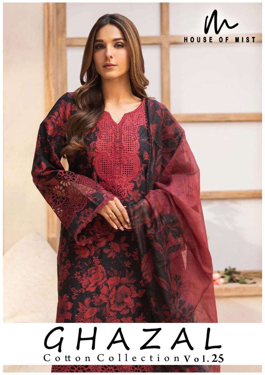HOUSE OF MIST GHAZAL COTTON COLLECTION VOL 25 COTTON DIGITAL PRINT SALWAR SUIT
