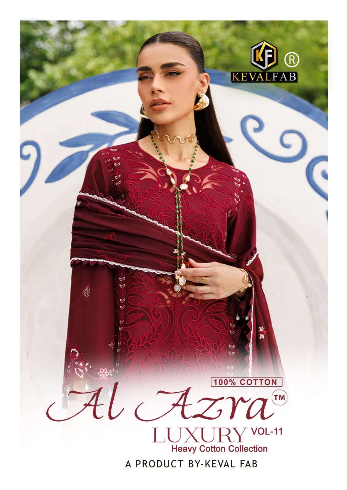 KEVAL FAB AL AZARA VOL 11 COTTON DIGITAL PRINT SALWAR SUIT