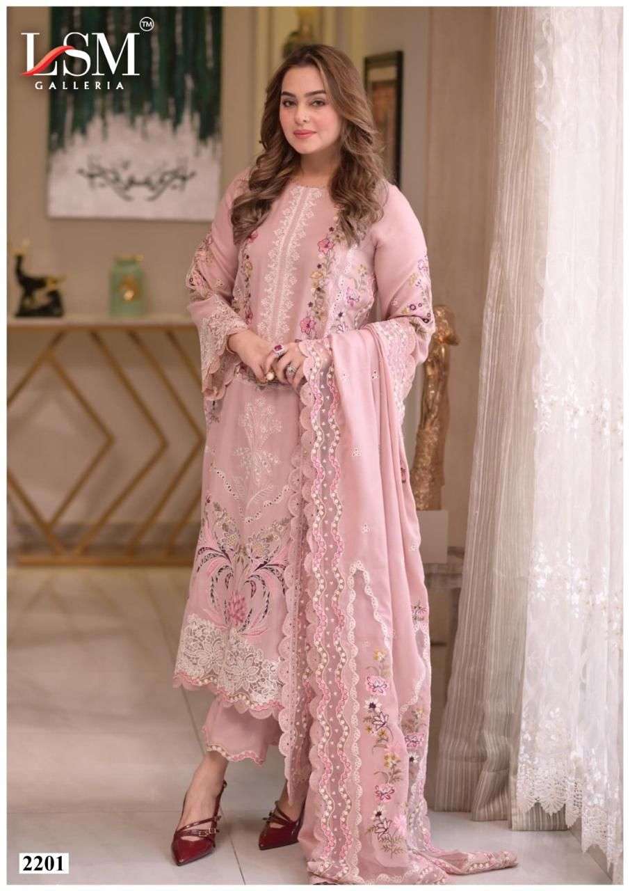 LSM GALLERIA PARIAN DREAM HEAVY LUXURY LAWN READY MADE COLLECTION VOL 22 