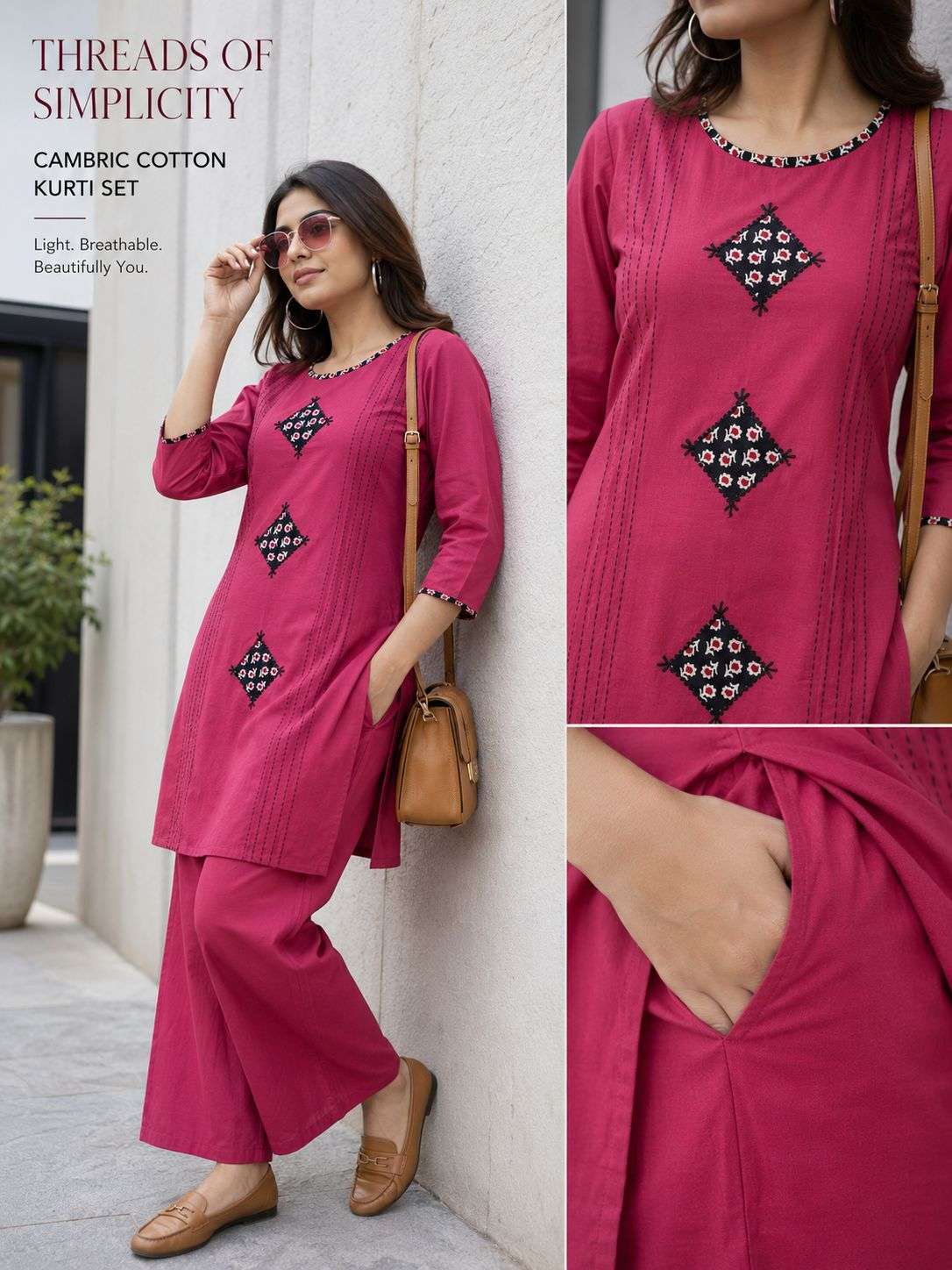 BANDHANI PALACE 2PCS SET COLLECTION FANCY WORK LADIES TOP WITH BOTTOM PAIR 