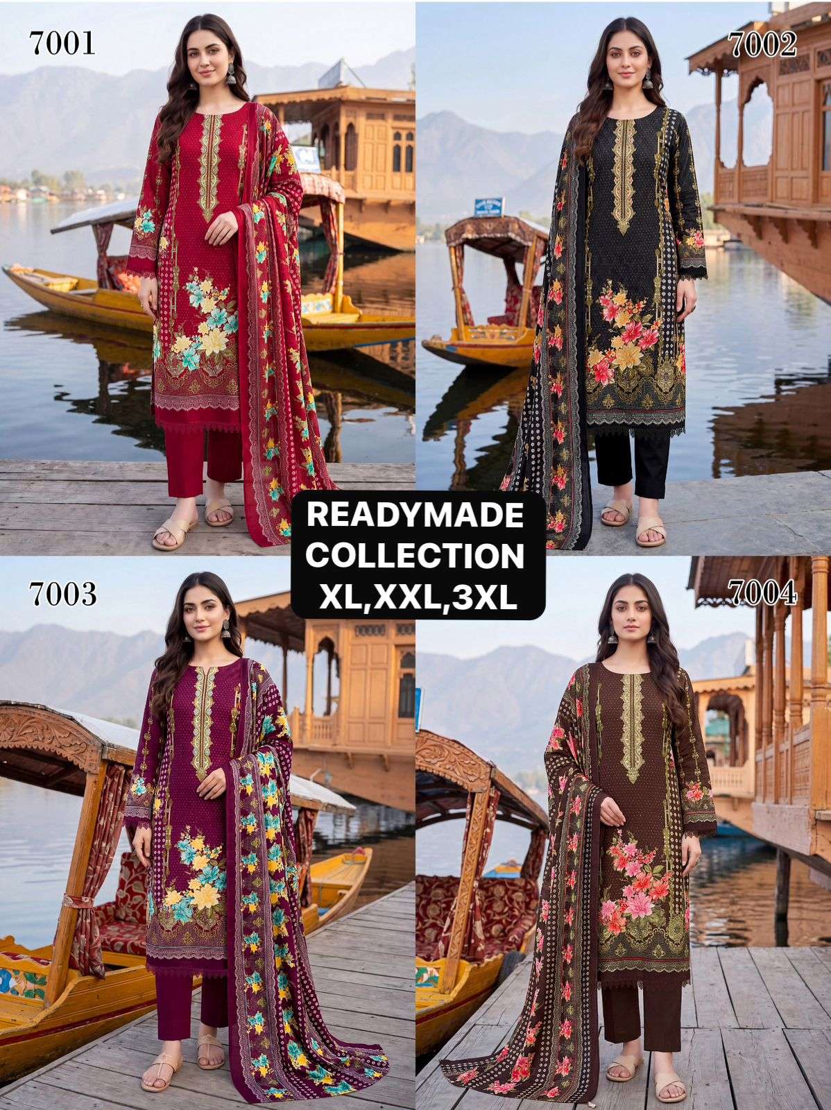 BANDHANI PALACE READY MADE RAYON SUIT COLLECTION 