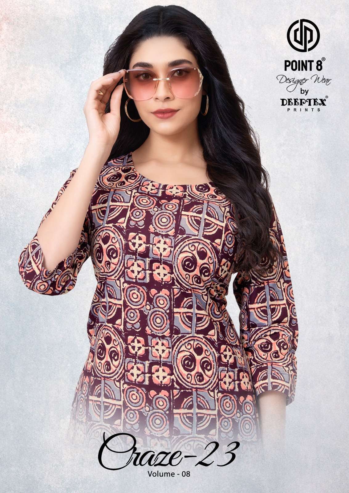 DEEPTEX PRINTS CRAZE 23 VOL 8 COTTON PRINTED LADIES CO-ORD SET