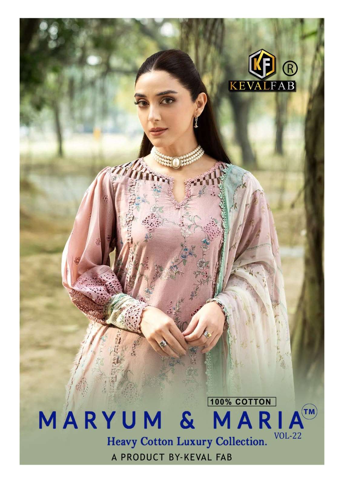 KEVAL FAB MARYUM & MARIA VOL 22 COTTON DIGITAL PRINTS SALWAR SUIT