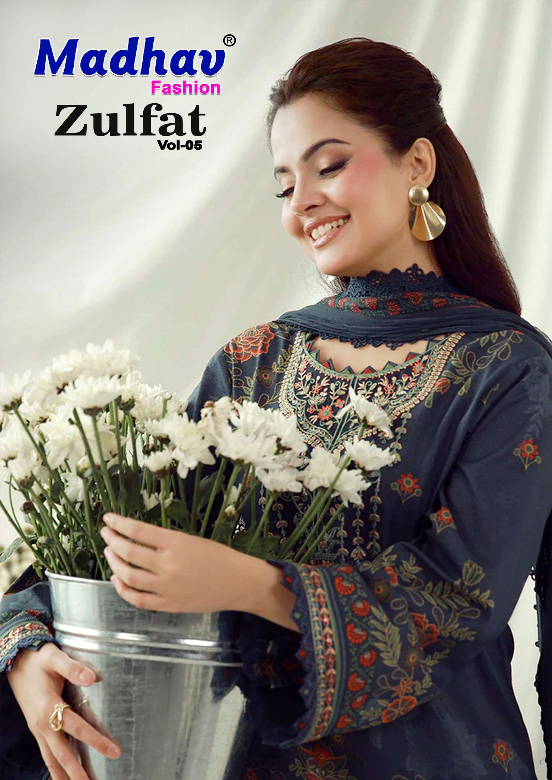 MADHAV FASHION ZULFAT VOL 5 LAWN COTTON DIGITAL PRINTS SALWAR SUIT