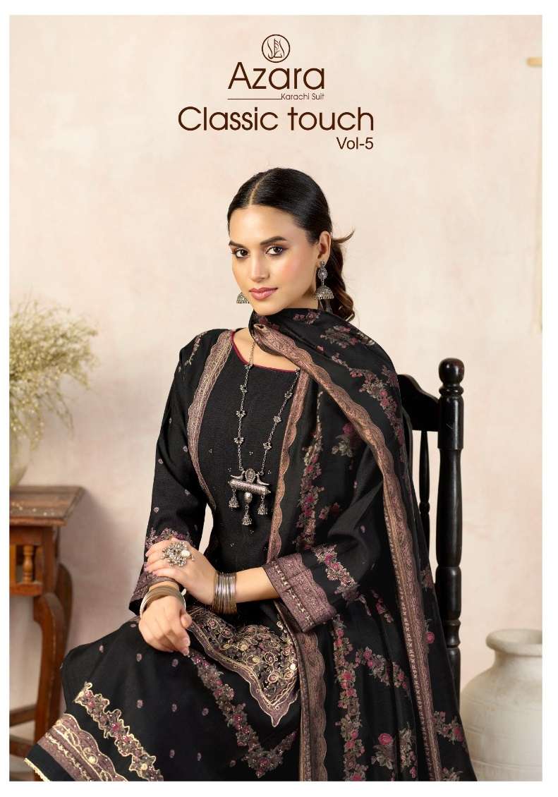 RADHIKA FASHION AZARA CLASSIC TOUCH VOL 5 VISCOSE FANCY WORKS LADIES SUIT