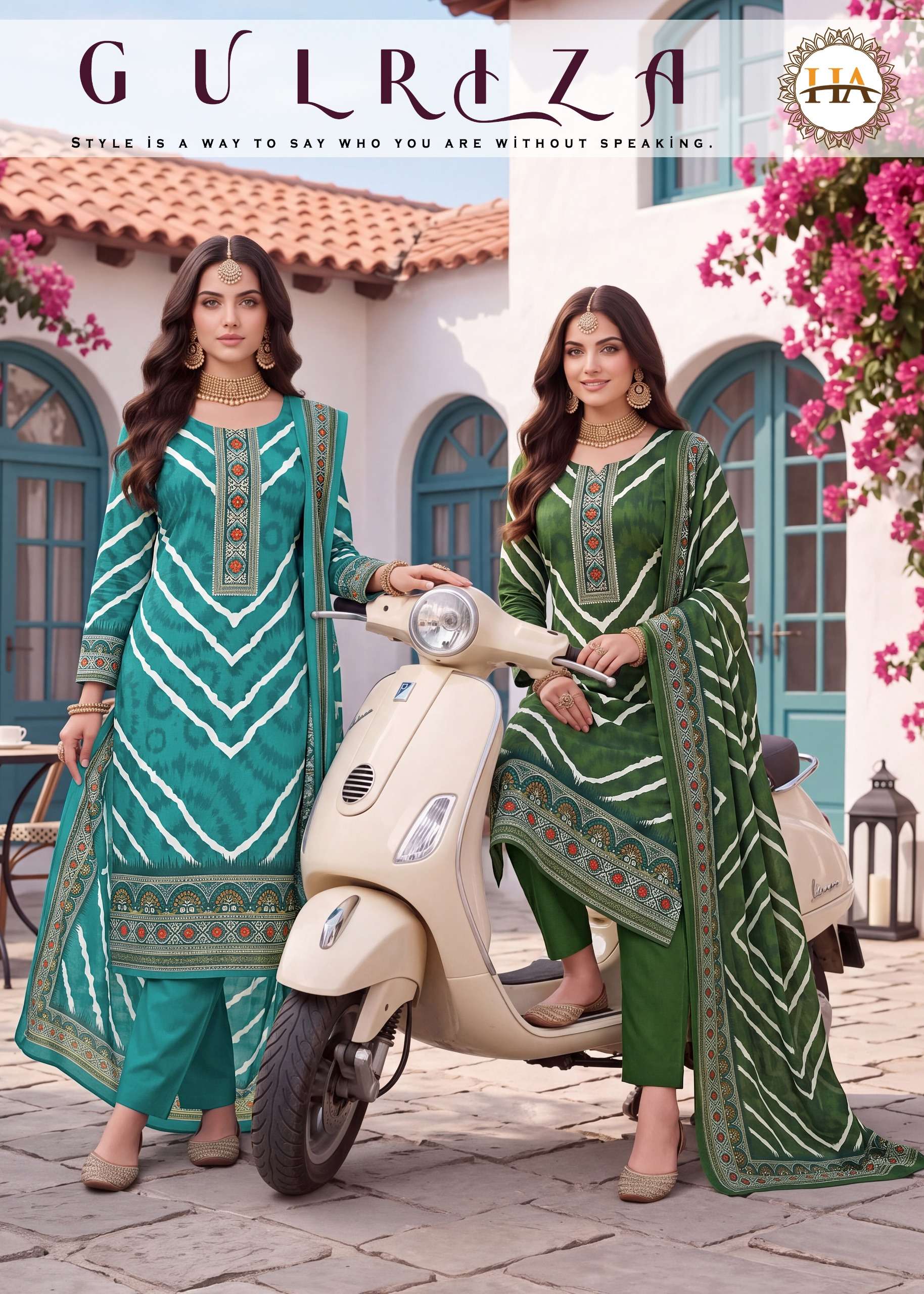 ALOK SUITS GULRIZA PASHMINA DIGITAL PRINT WITH SWAROVSKI WORK SUIT